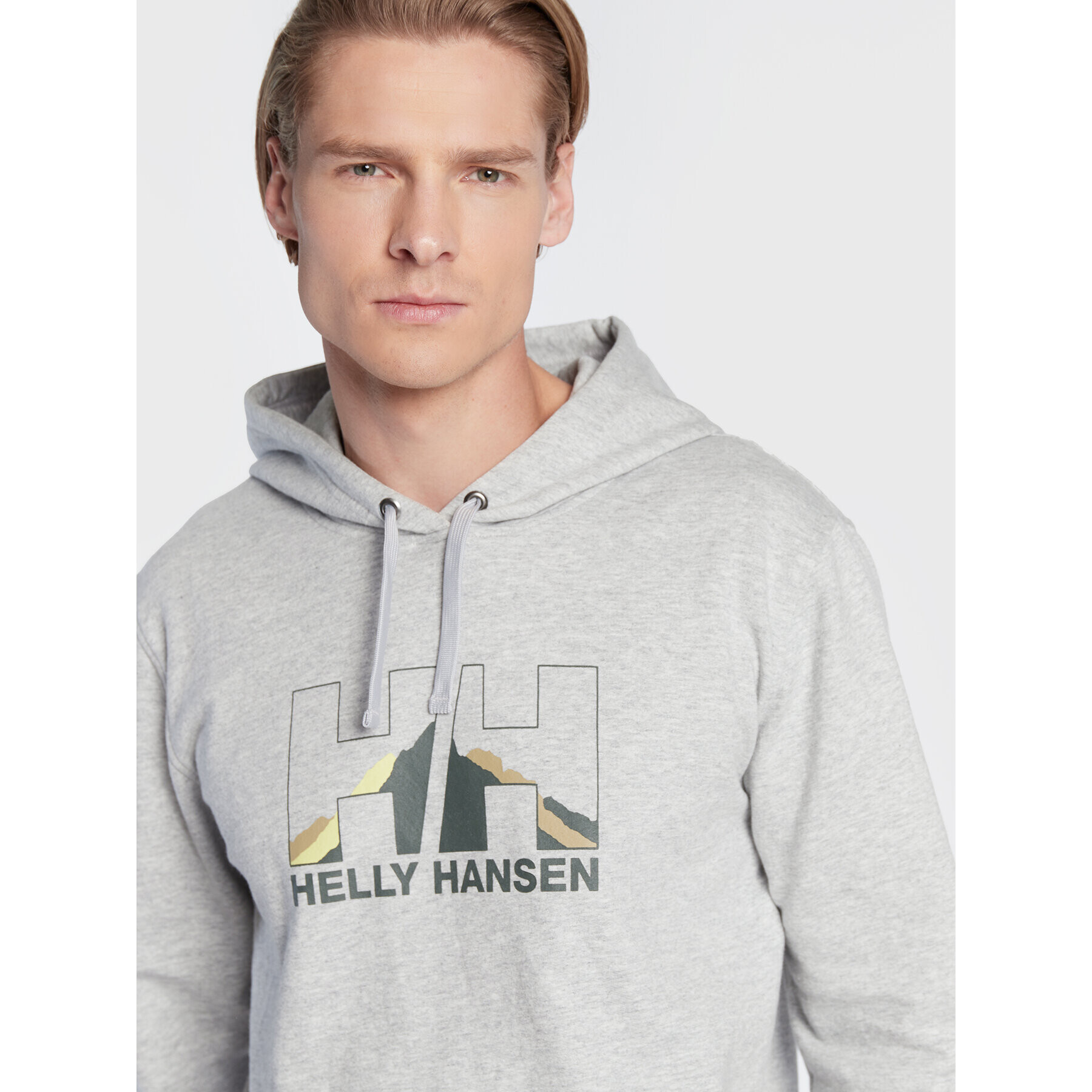 Helly Hansen Bluză Nord Graphic 62975 Gri Regular Fit - Pled.ro