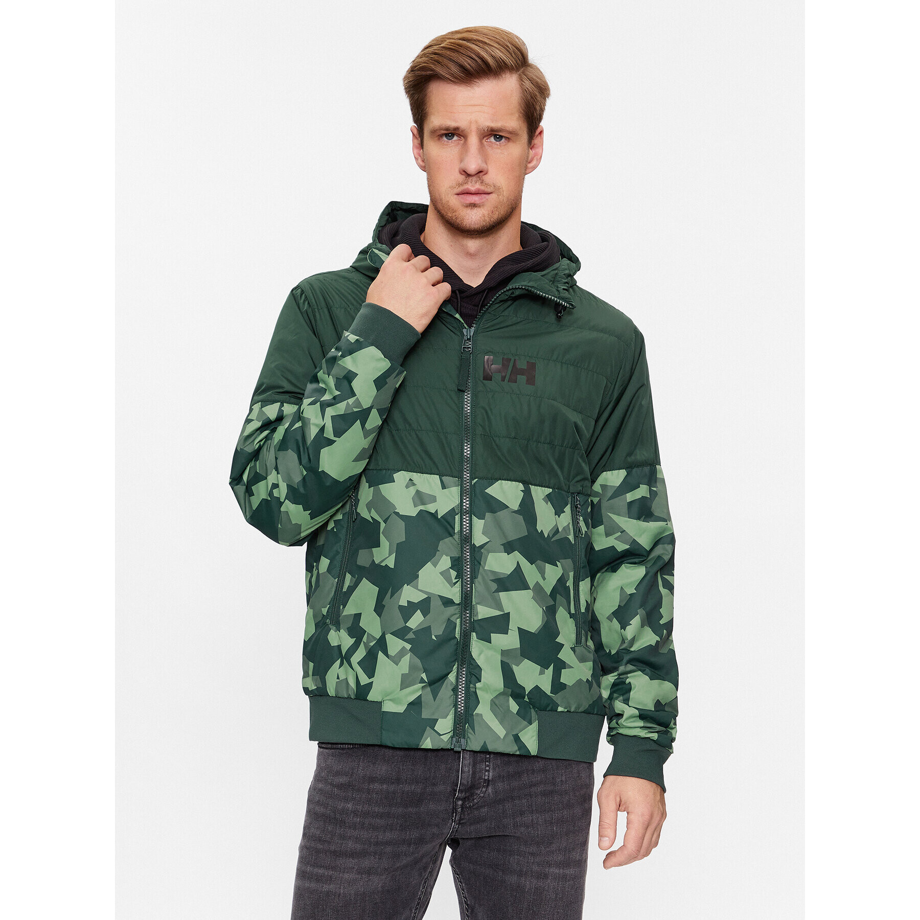 Helly Hansen Geacă Active Ins Fall 53600 Verde Regular Fit - Pled.ro