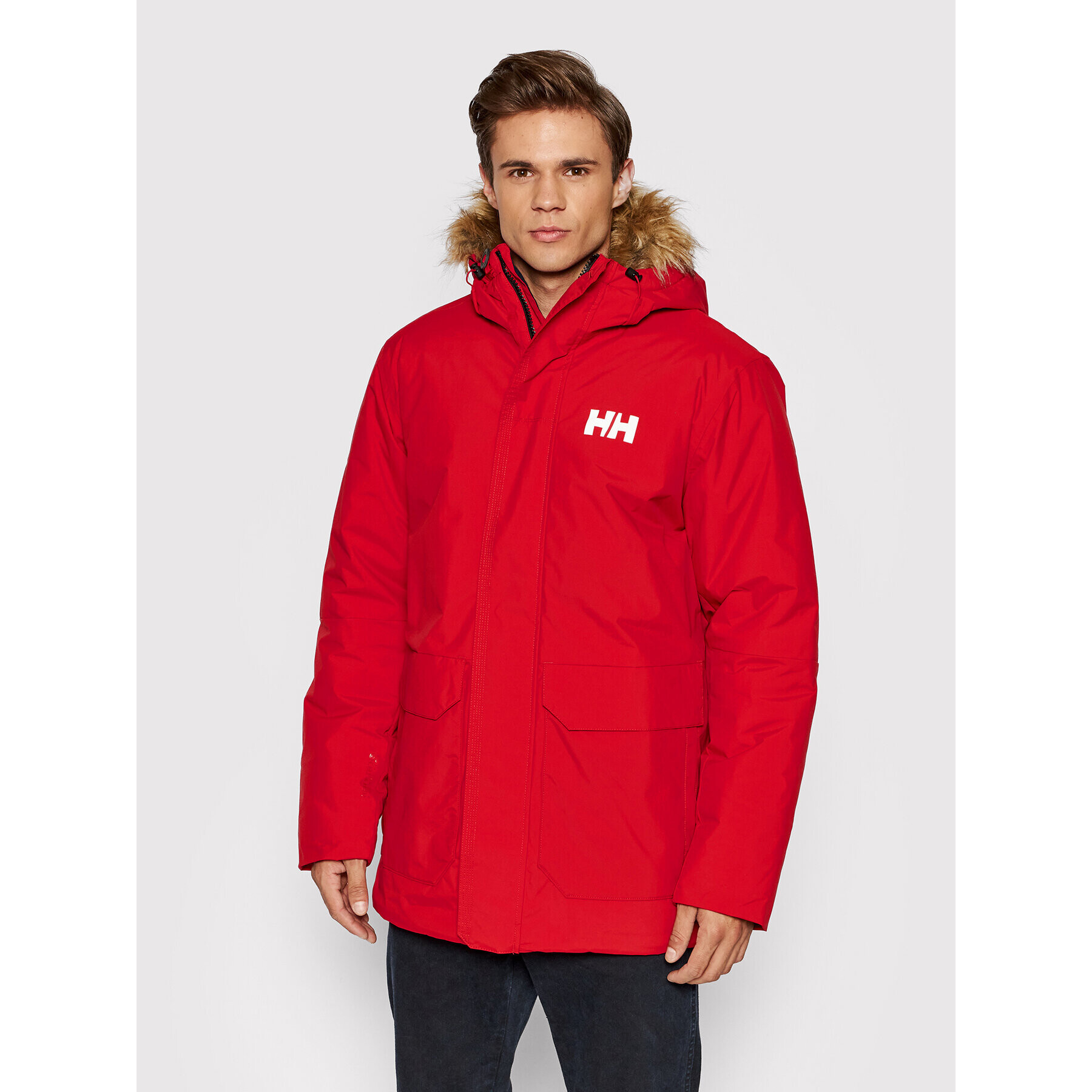 Helly Hansen Geacă de iarnă Classic 53494 Roșu Regular Fit - Pled.ro