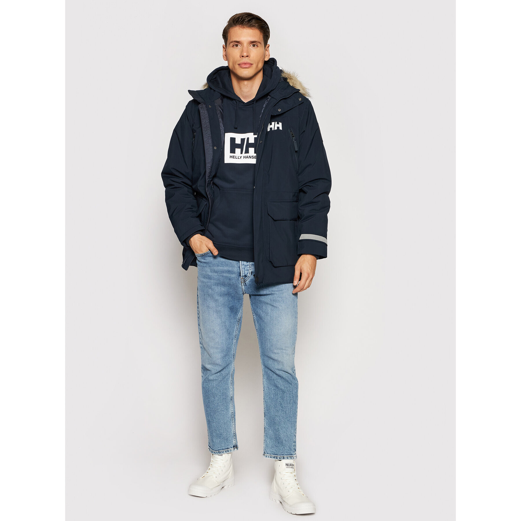 Helly Hansen Geacă de iarnă Reine 53630 Bleumarin Regular Fit - Pled.ro