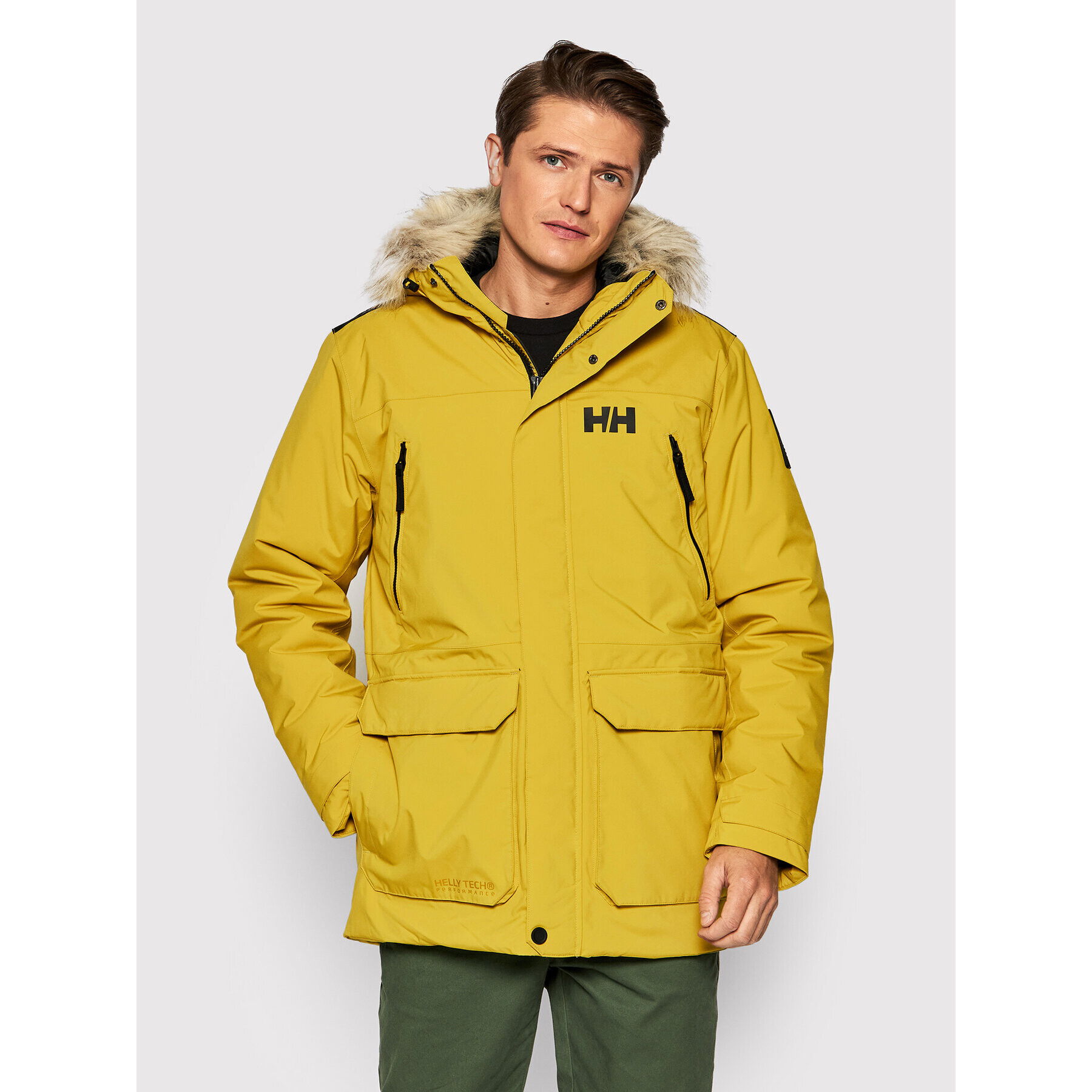 Helly Hansen Geacă de iarnă Reine 53630 Galben Regular Fit - Pled.ro