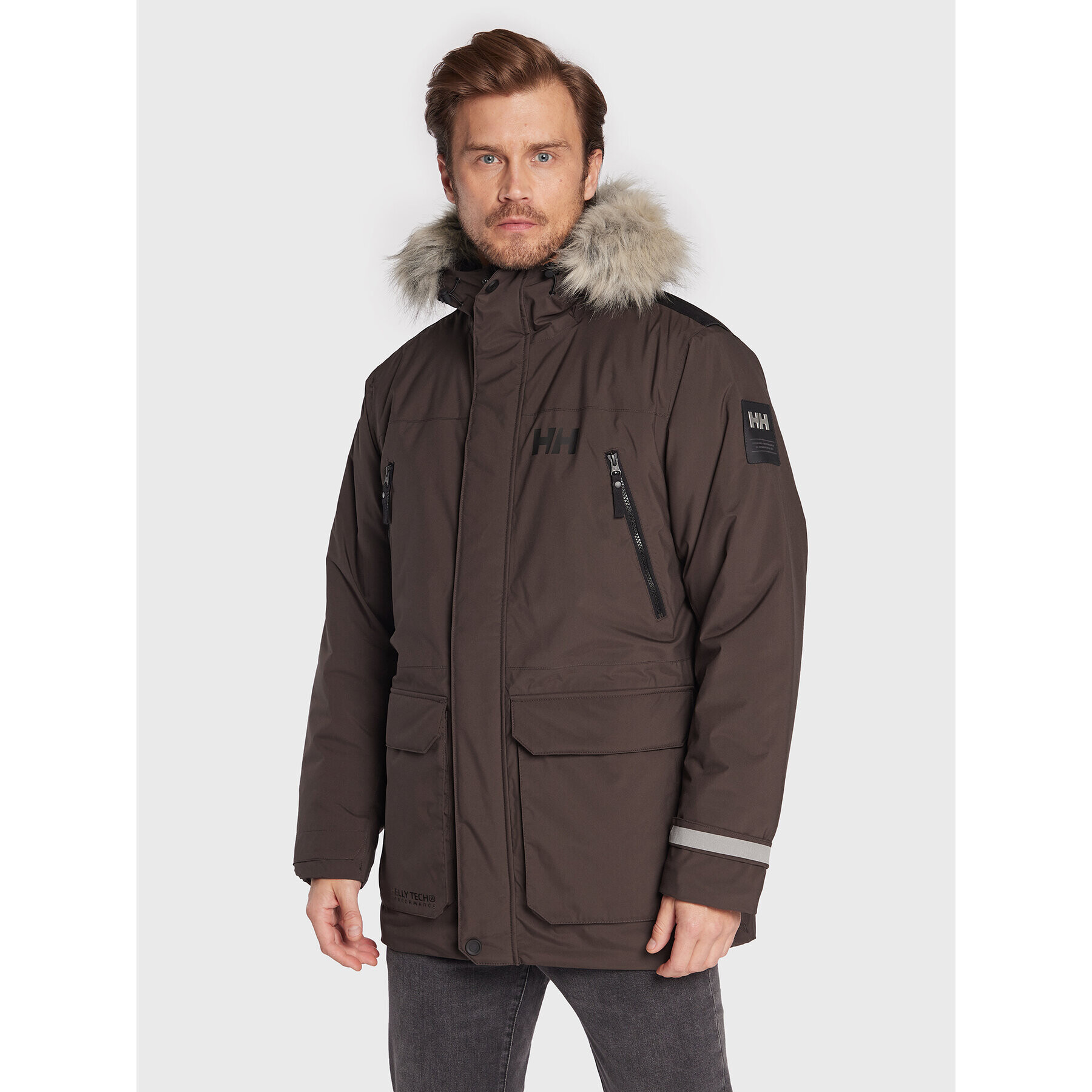 Helly Hansen Geacă de iarnă Reine 53630 Maro Regular Fit - Pled.ro