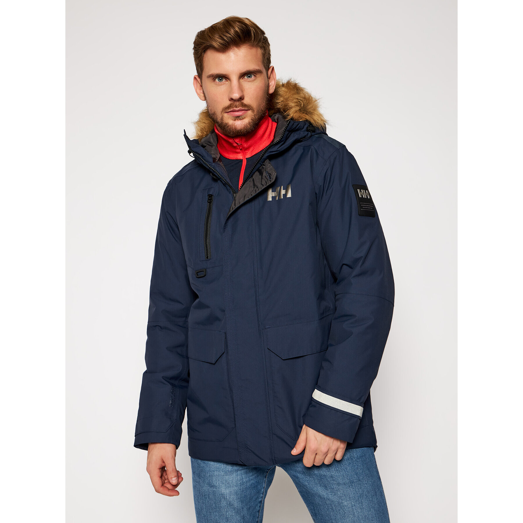 Helly Hansen Geacă de iarnă Svalbard 53150 Bleumarin Regular Fit - Pled.ro