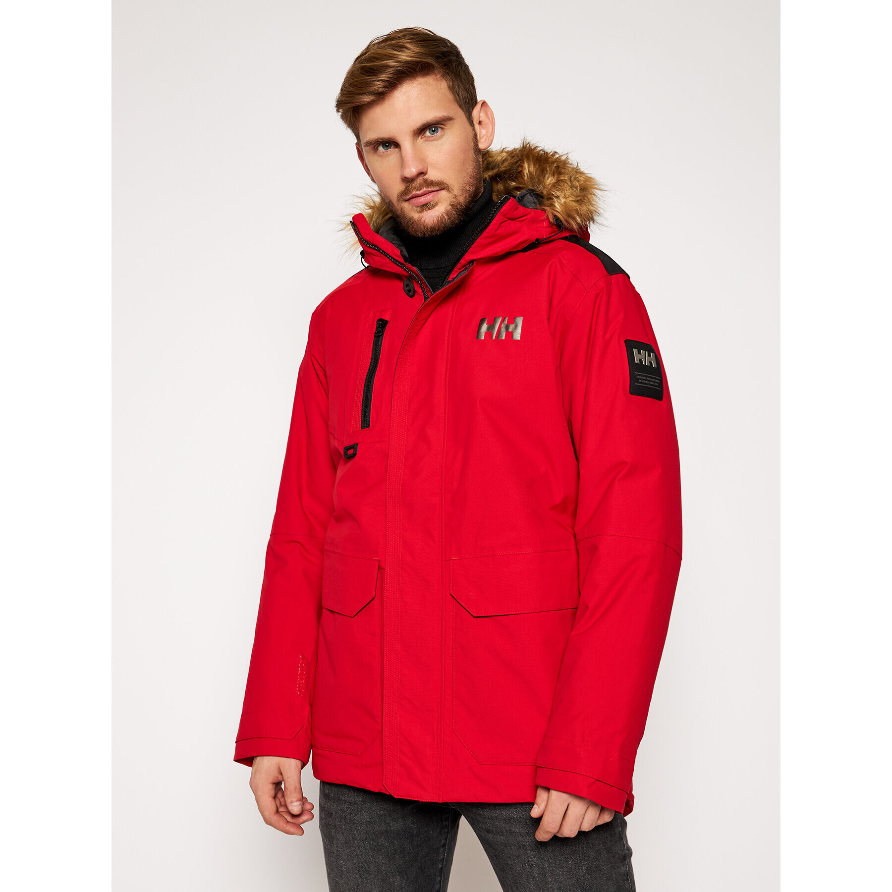 Helly Hansen Geacă de iarnă Svalbard 53150 Roșu Regular Fit - Pled.ro