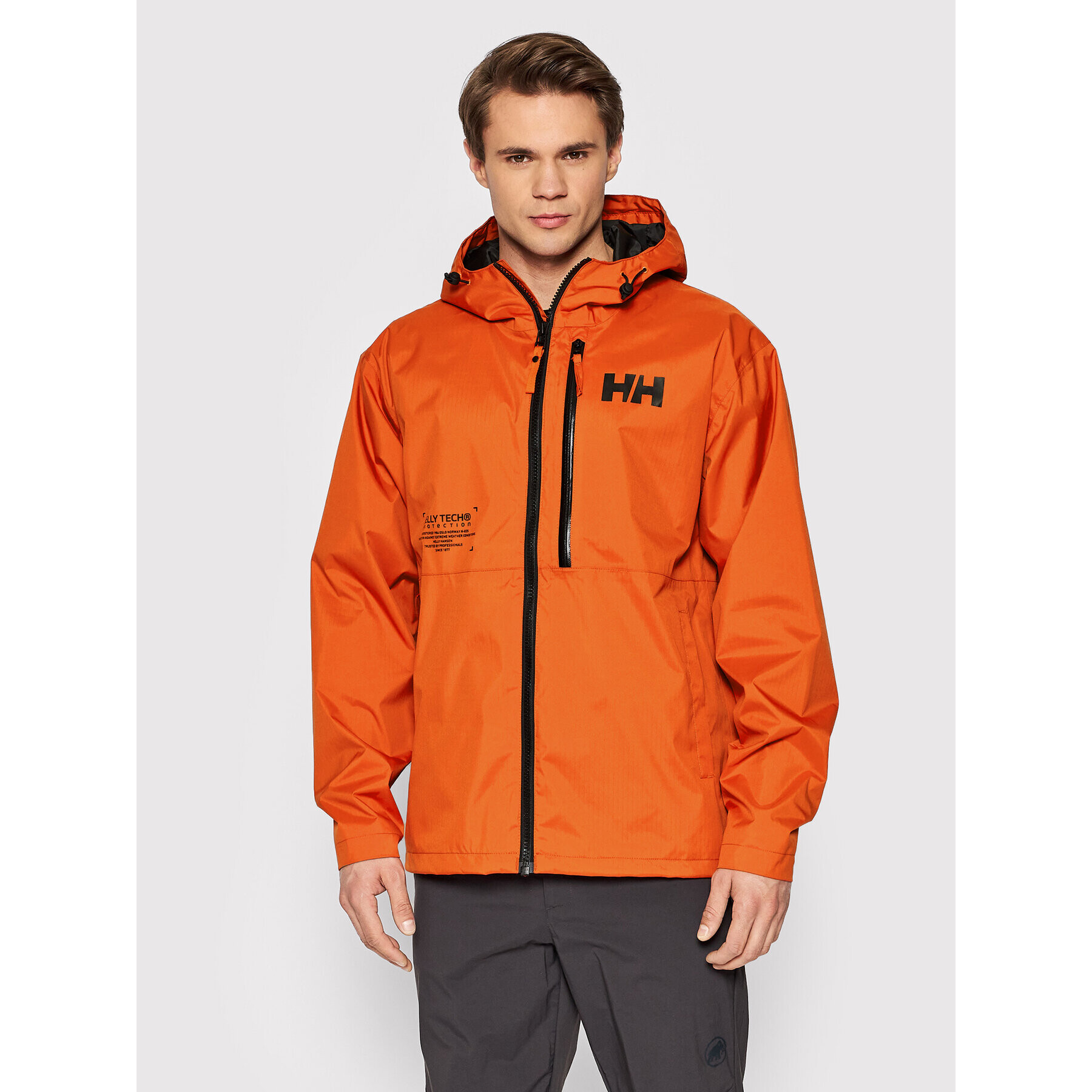 Helly Hansen Geacă de ploaie Active Pace 53085 Portocaliu Regular Fit - Pled.ro