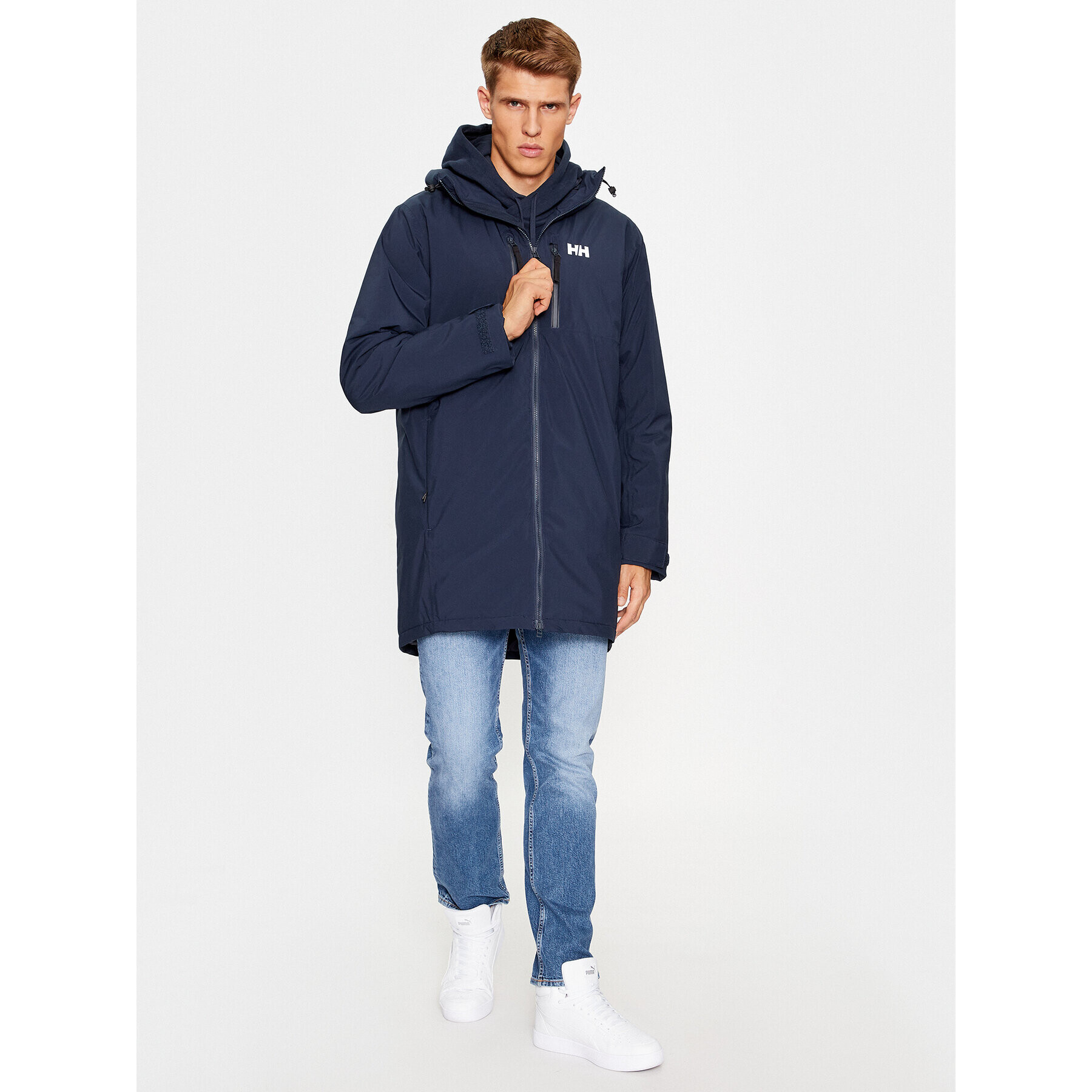 Helly Hansen Geacă de ploaie Rain Parka 54002 Bleumarin Regular Fit - Pled.ro