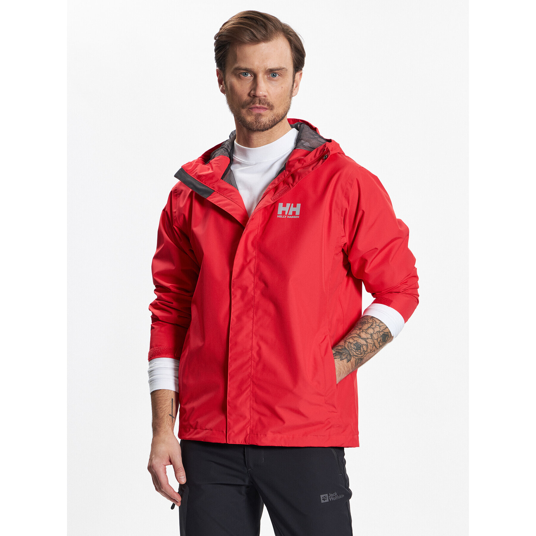 Helly Hansen Geacă de ploaie Seven 62047 Roșu Regular Fit - Pled.ro