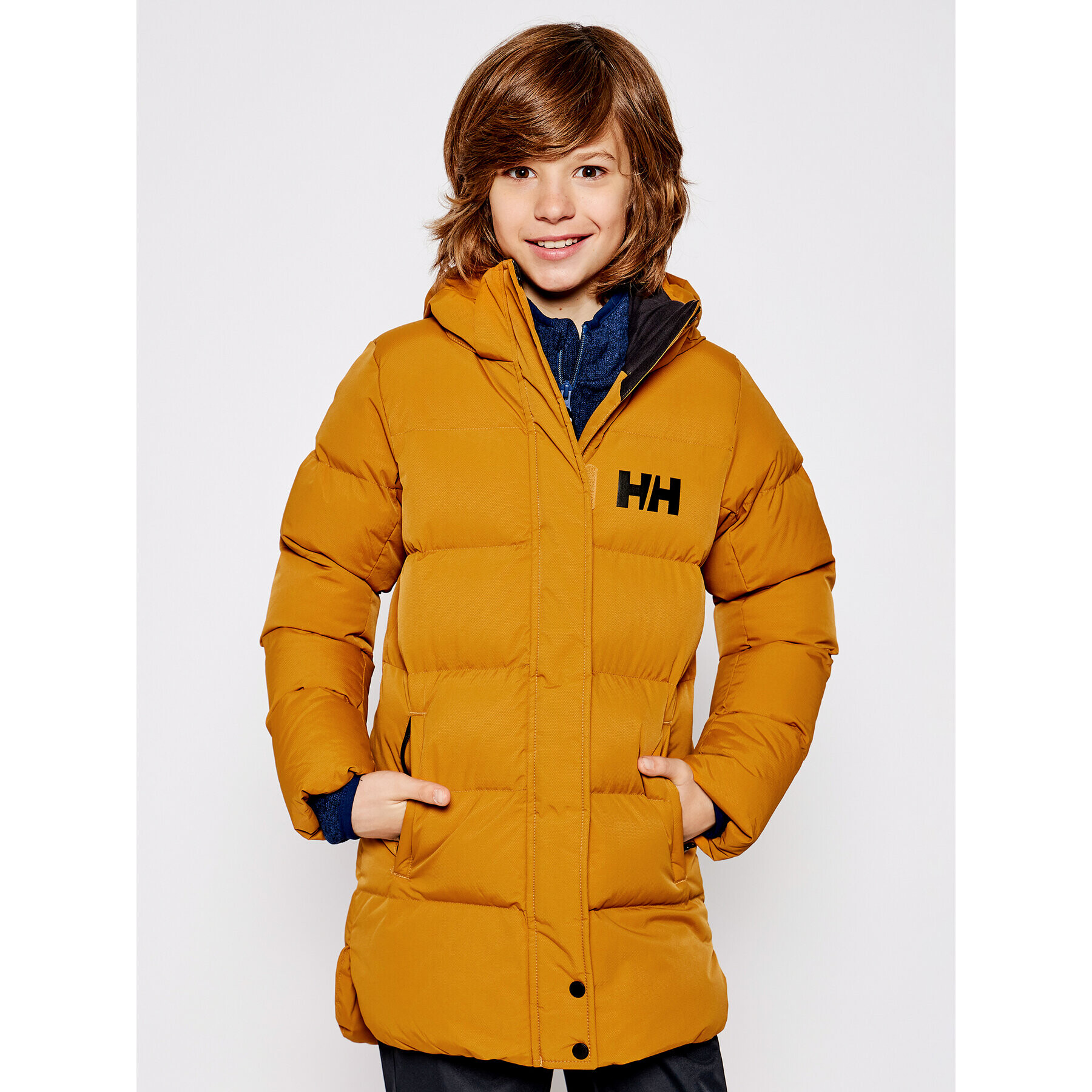 Helly Hansen Geacă din puf Junior Luca Puffy 41731 Portocaliu Regular Fit - Pled.ro