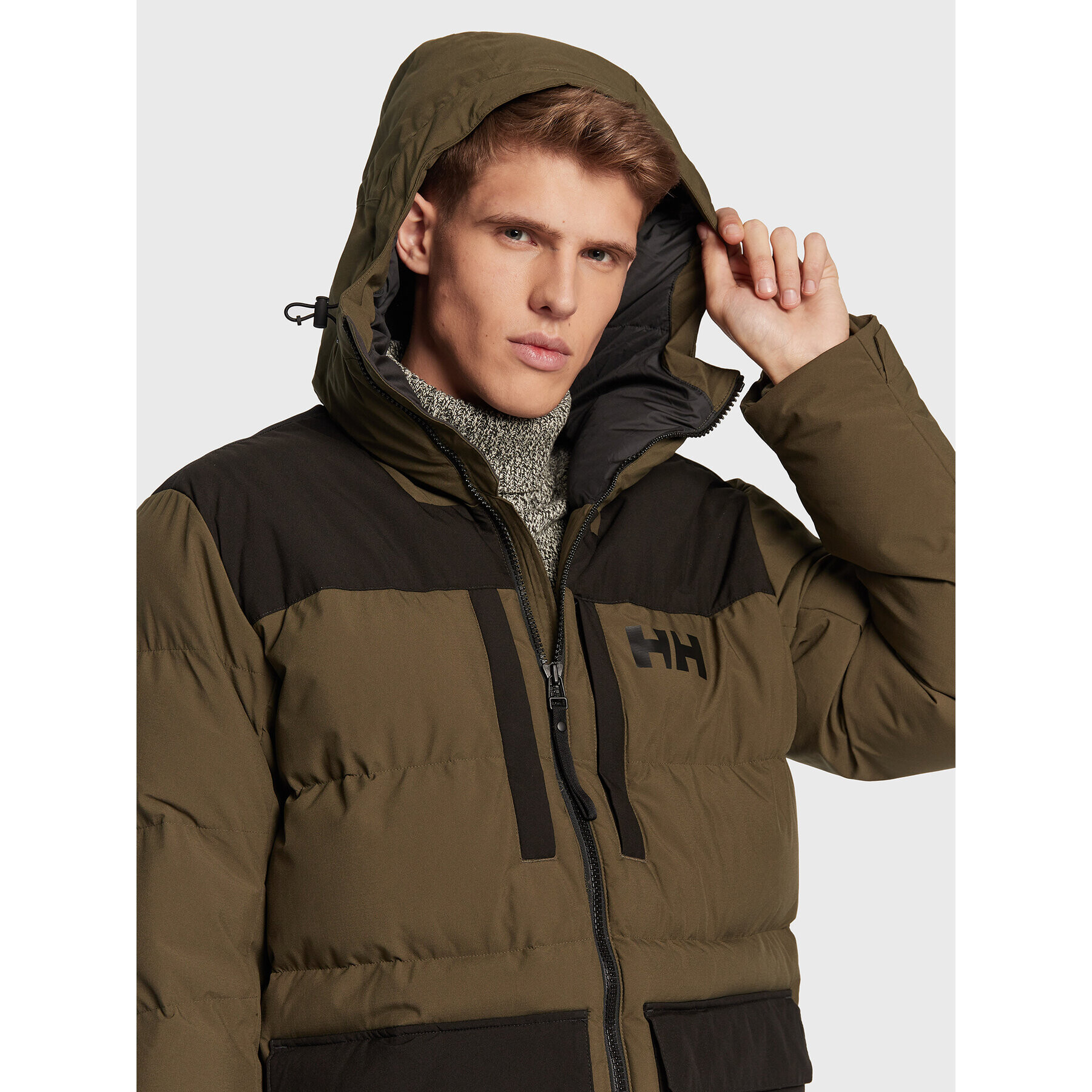 Helly Hansen Geacă din puf Patrol 53873 Kaki Regular Fit - Pled.ro