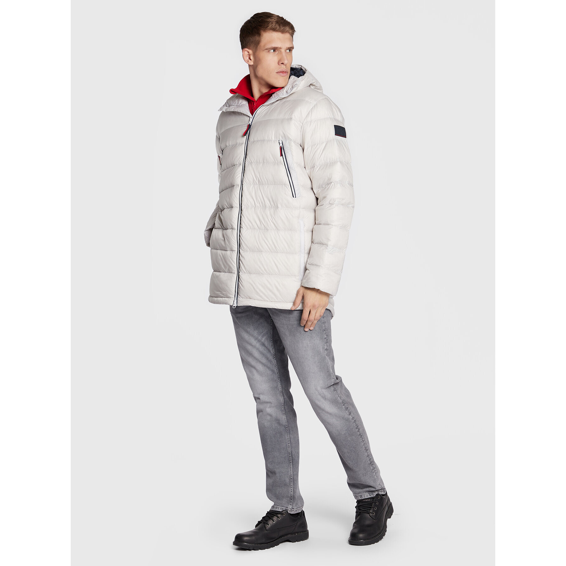 Helly Hansen Geacă din puf Rigging 53788 Gri Regular Fit - Pled.ro