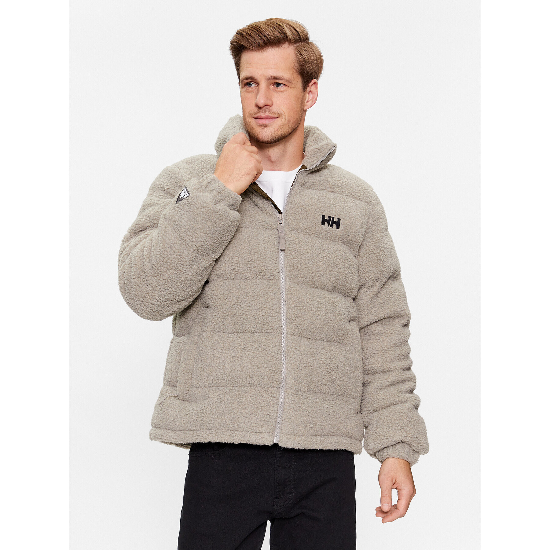 Helly Hansen Geacă din puf Teddy Pile 54068 Bej Regular Fit - Pled.ro