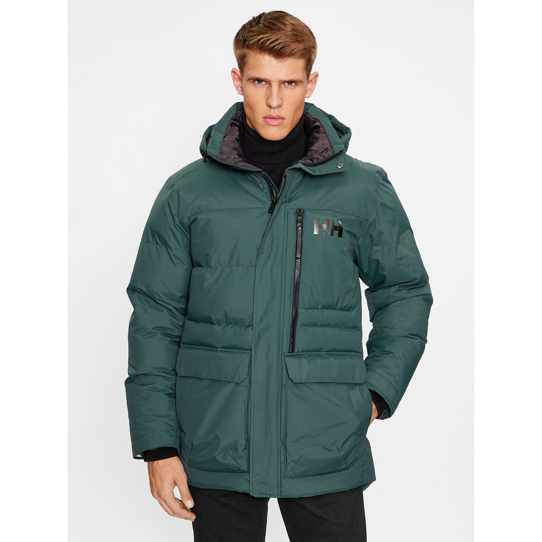 Helly Hansen Geacă din puf Tromsoe 53074 Verde Regular Fit - Pled.ro