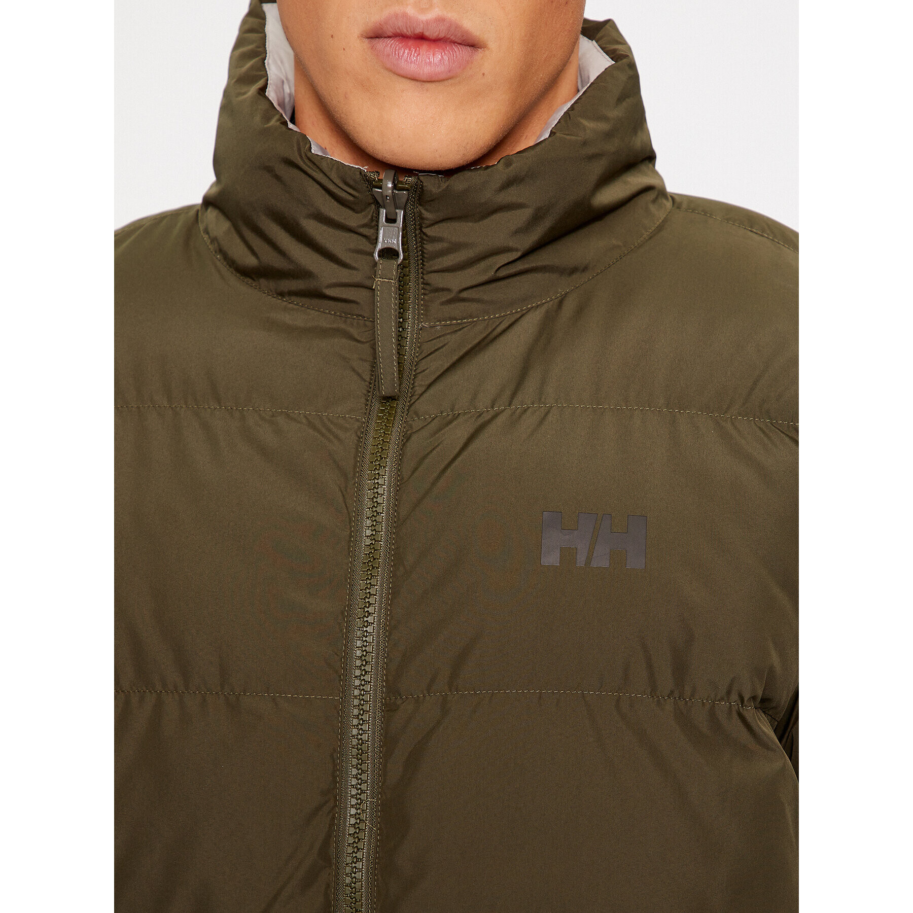 Helly Hansen Geacă din puf Yu 23 Reversible Puffer 54060 Kaki Regular Fit - Pled.ro