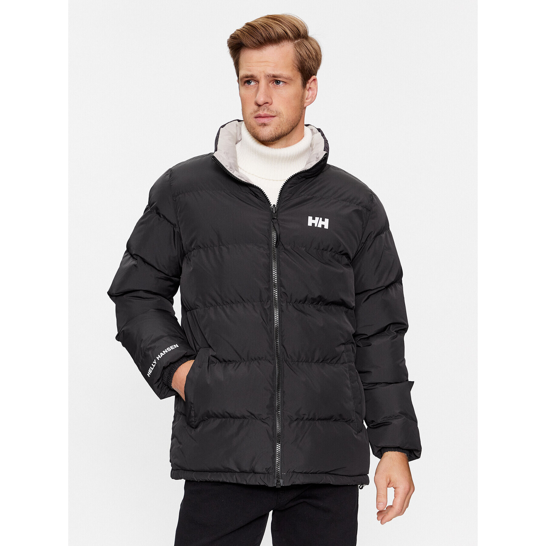 Helly Hansen Geacă din puf Yu 23 Reversible Puffer 54060 Negru Regular Fit - Pled.ro