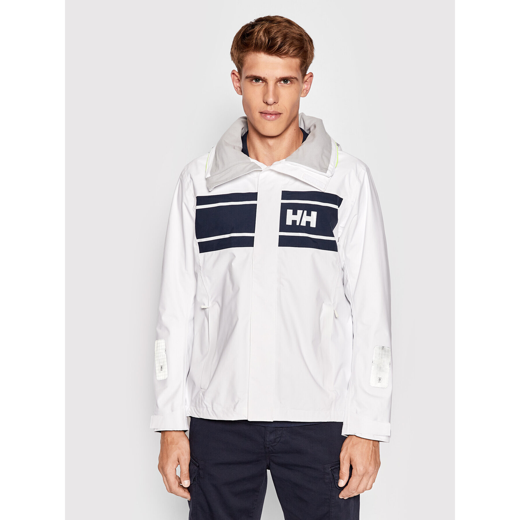 Helly Hansen Jachetă navigație Saltholm 34217 Alb Regular Fit - Pled.ro