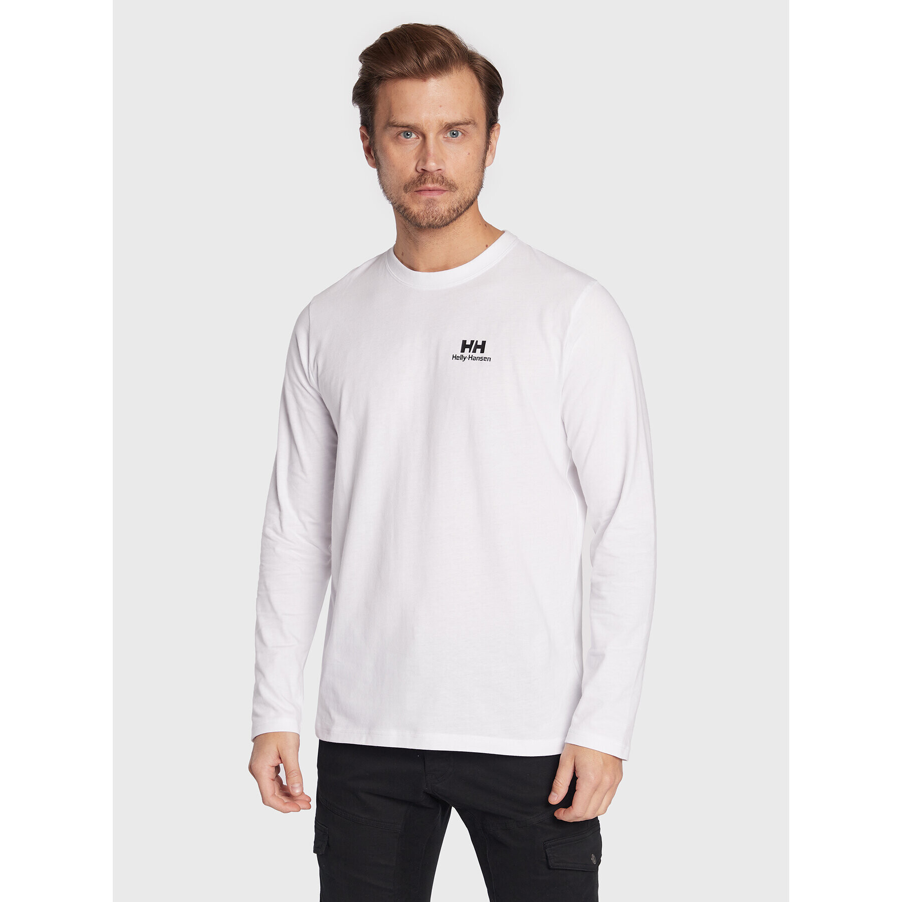 Helly Hansen Longsleeve Yu20 53465 Alb Regular Fit - Pled.ro