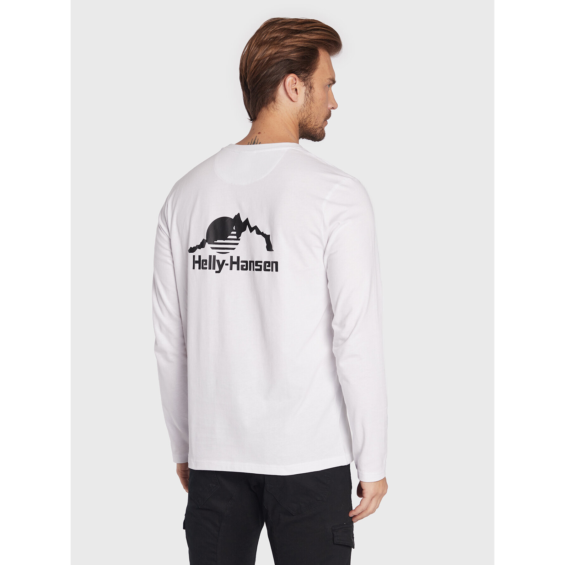 Helly Hansen Longsleeve Yu20 53465 Alb Regular Fit - Pled.ro