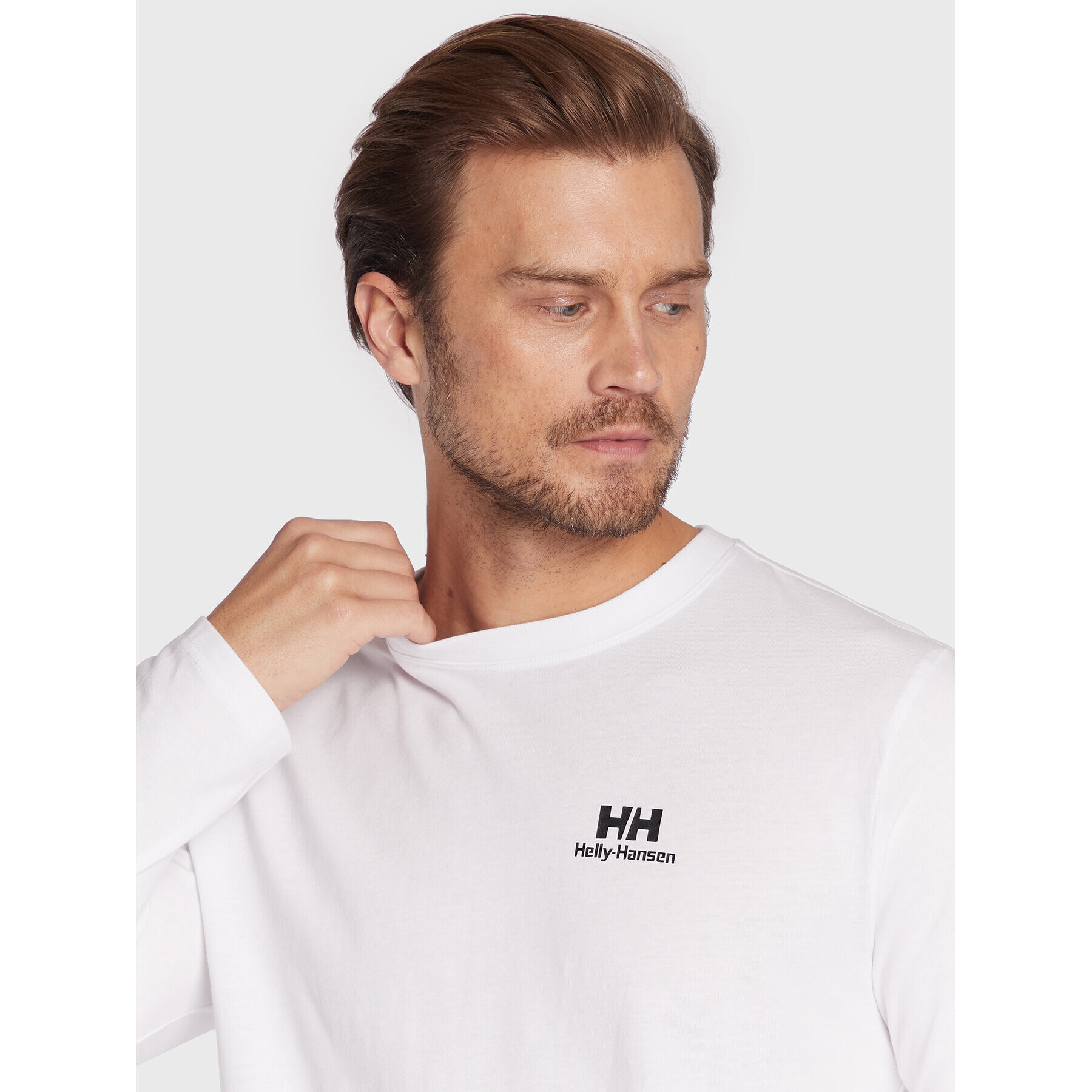 Helly Hansen Longsleeve Yu20 53465 Alb Regular Fit - Pled.ro