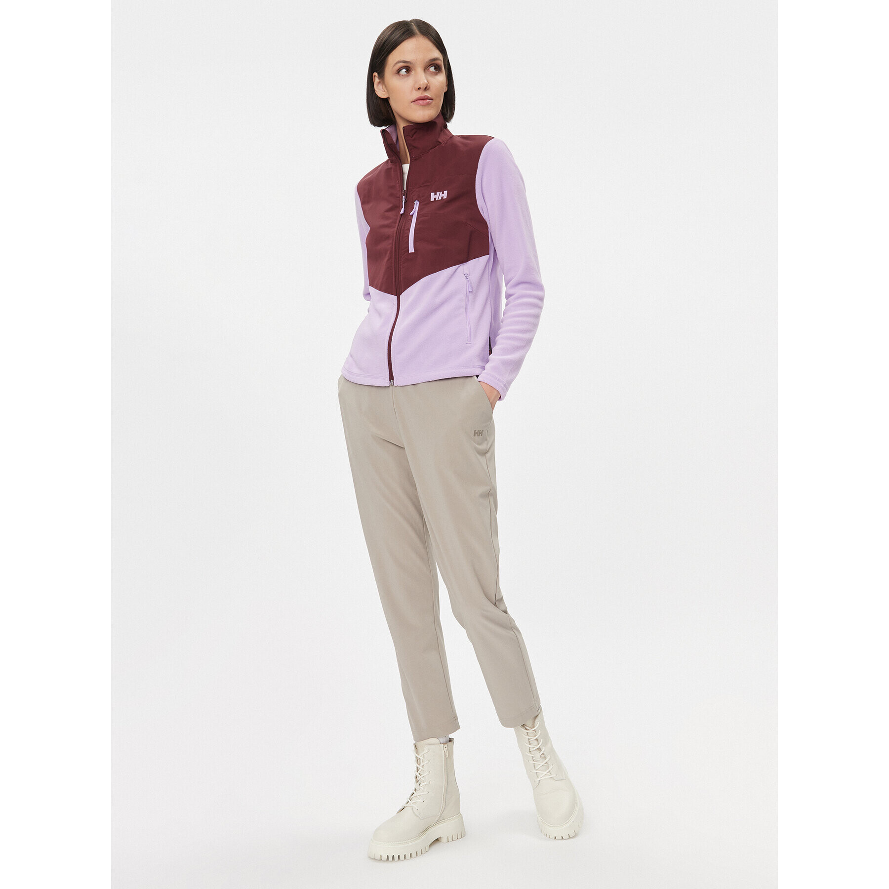 Helly Hansen Polar Daybreaker Block 49465 Violet Regular Fit - Pled.ro