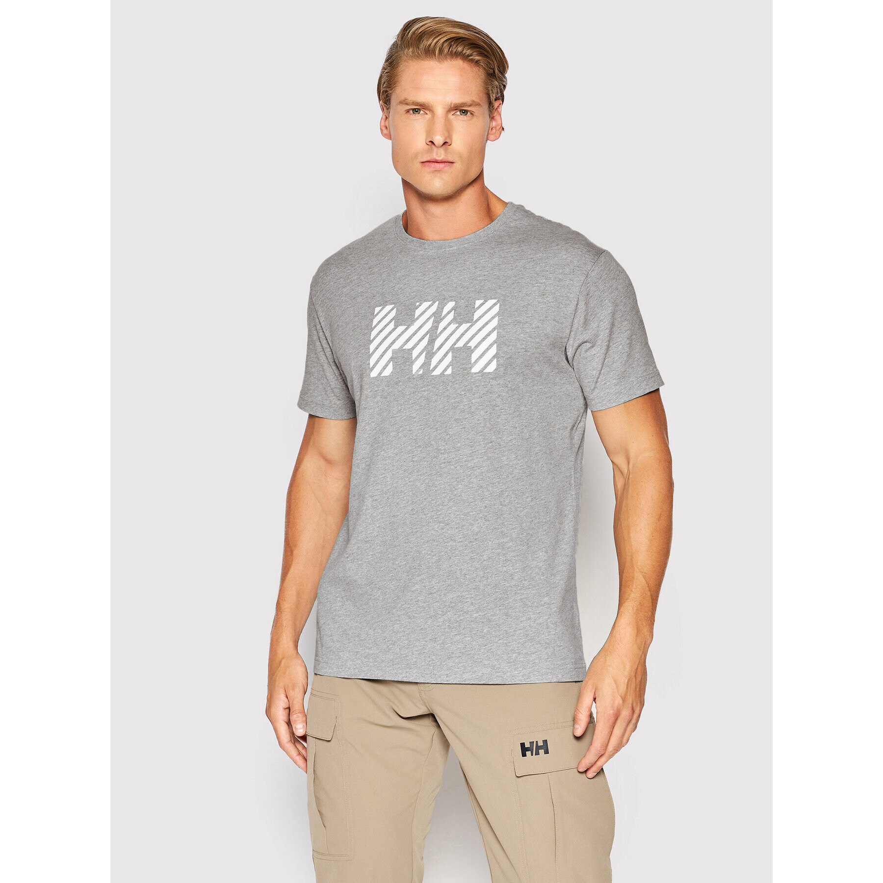 Helly Hansen Tricou Active 53428 Gri Regular Fit - Pled.ro