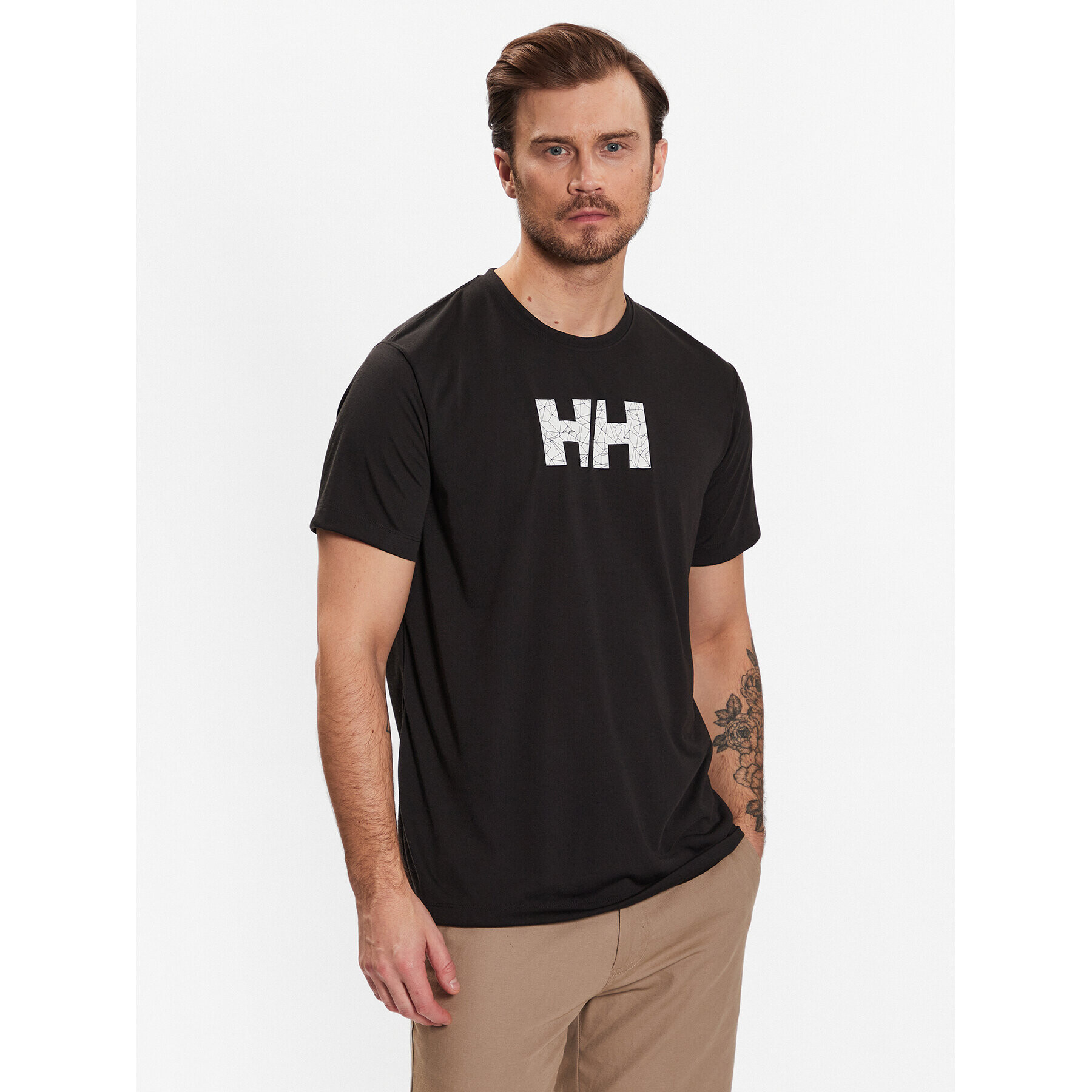 Helly Hansen Tricou Fast 53975 Negru Regular Fit - Pled.ro