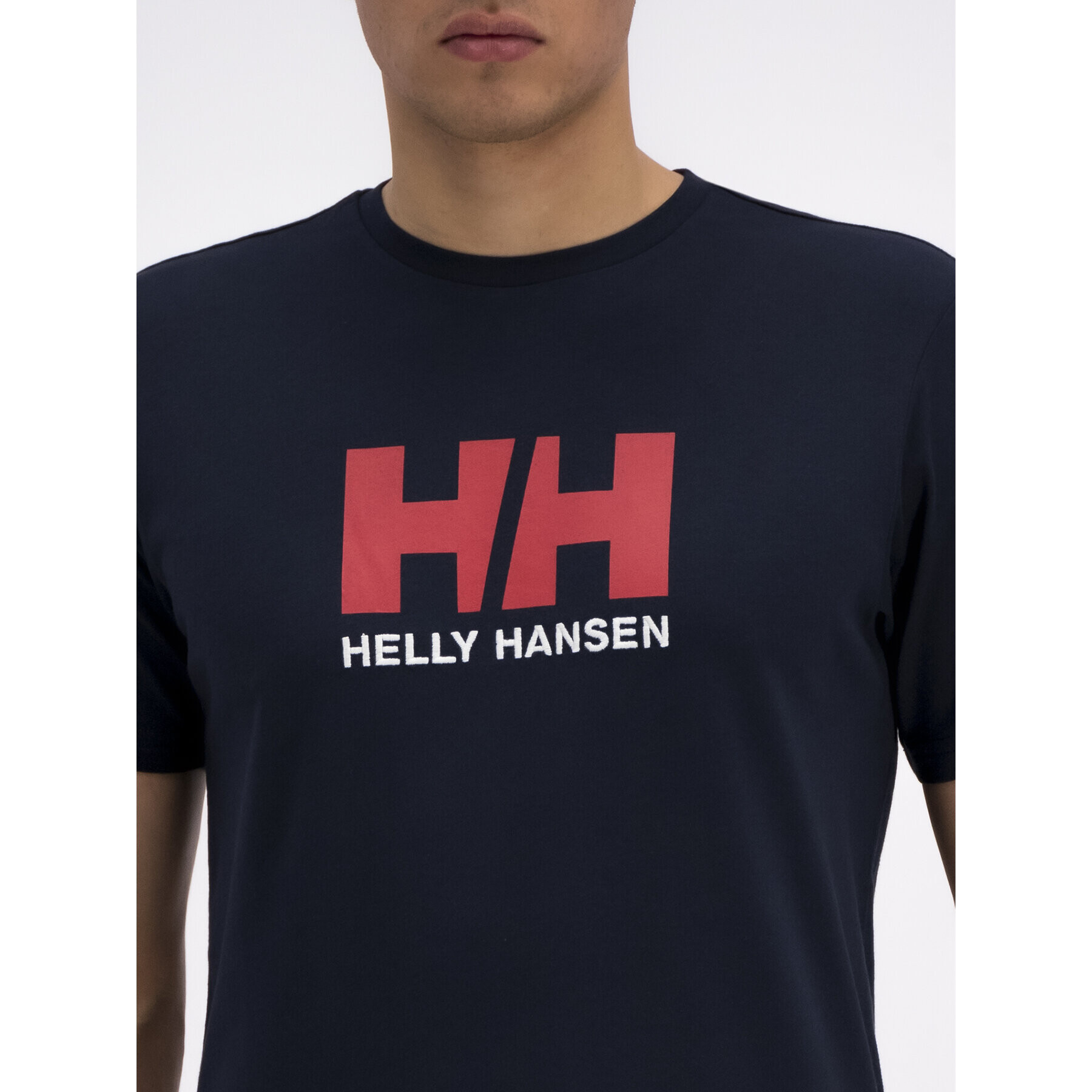 Helly Hansen Tricou Logo 33979 Bleumarin Regular Fit - Pled.ro