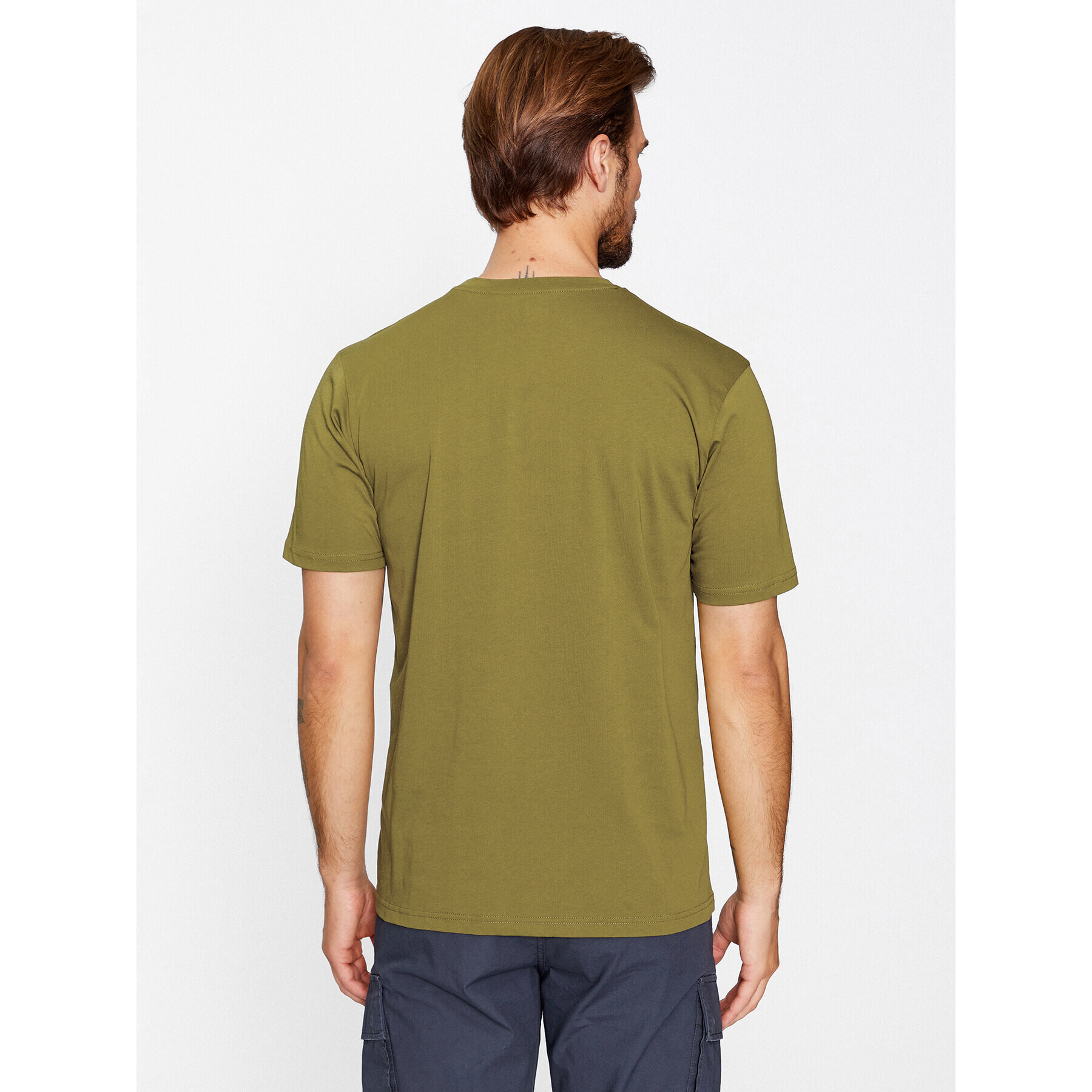 Helly Hansen Tricou Logo 33979 Verde Regular Fit - Pled.ro