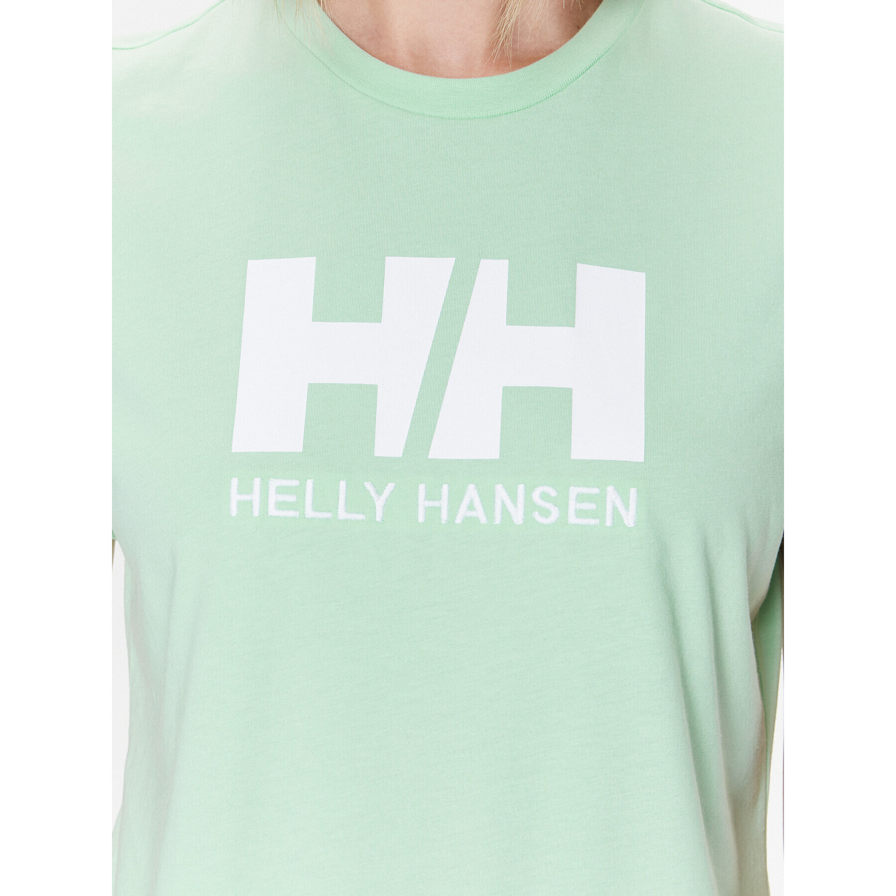 Helly Hansen Tricou Logo 34112 Verde Regular Fit - Pled.ro