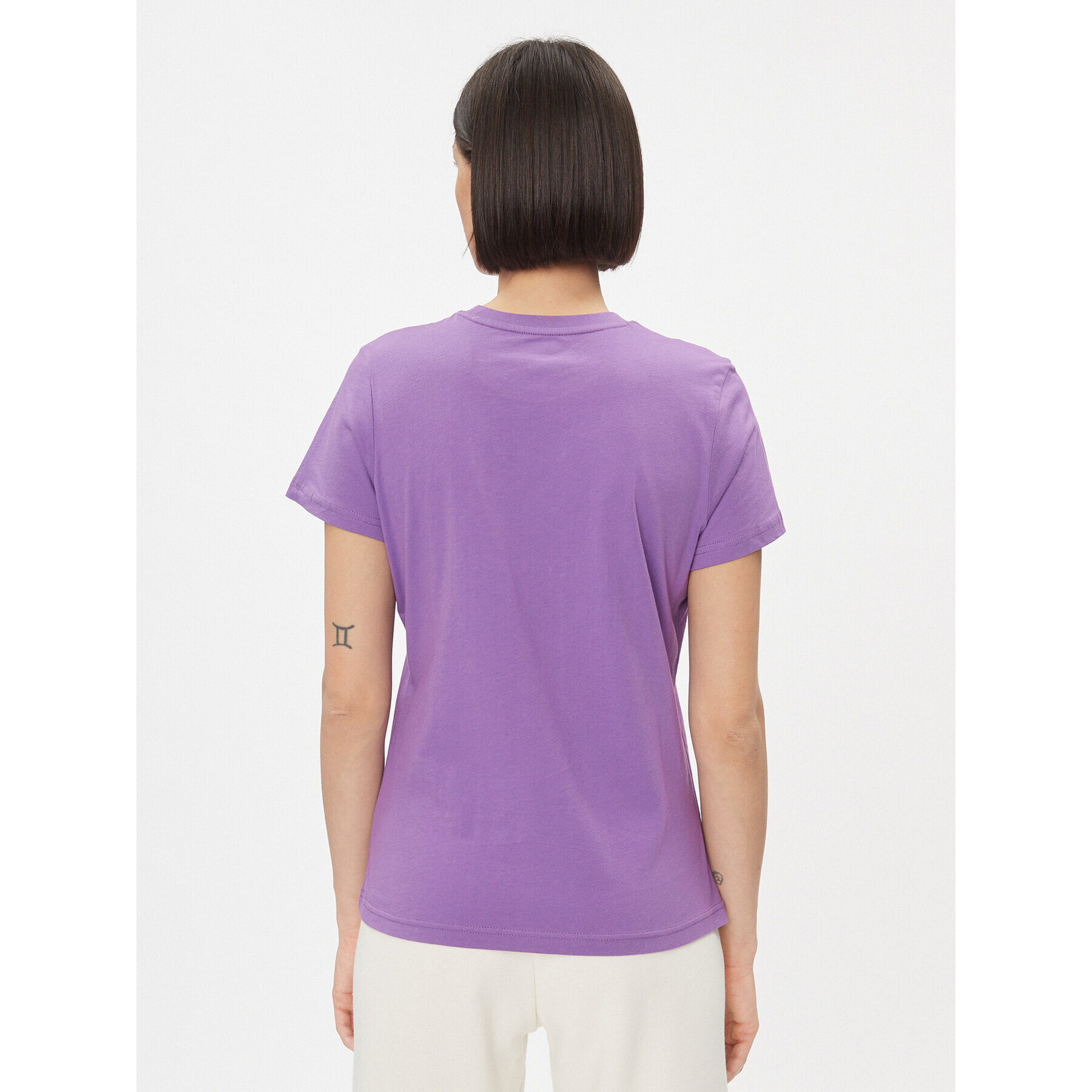 Helly Hansen Tricou Logo 34112 Violet Regular Fit - Pled.ro