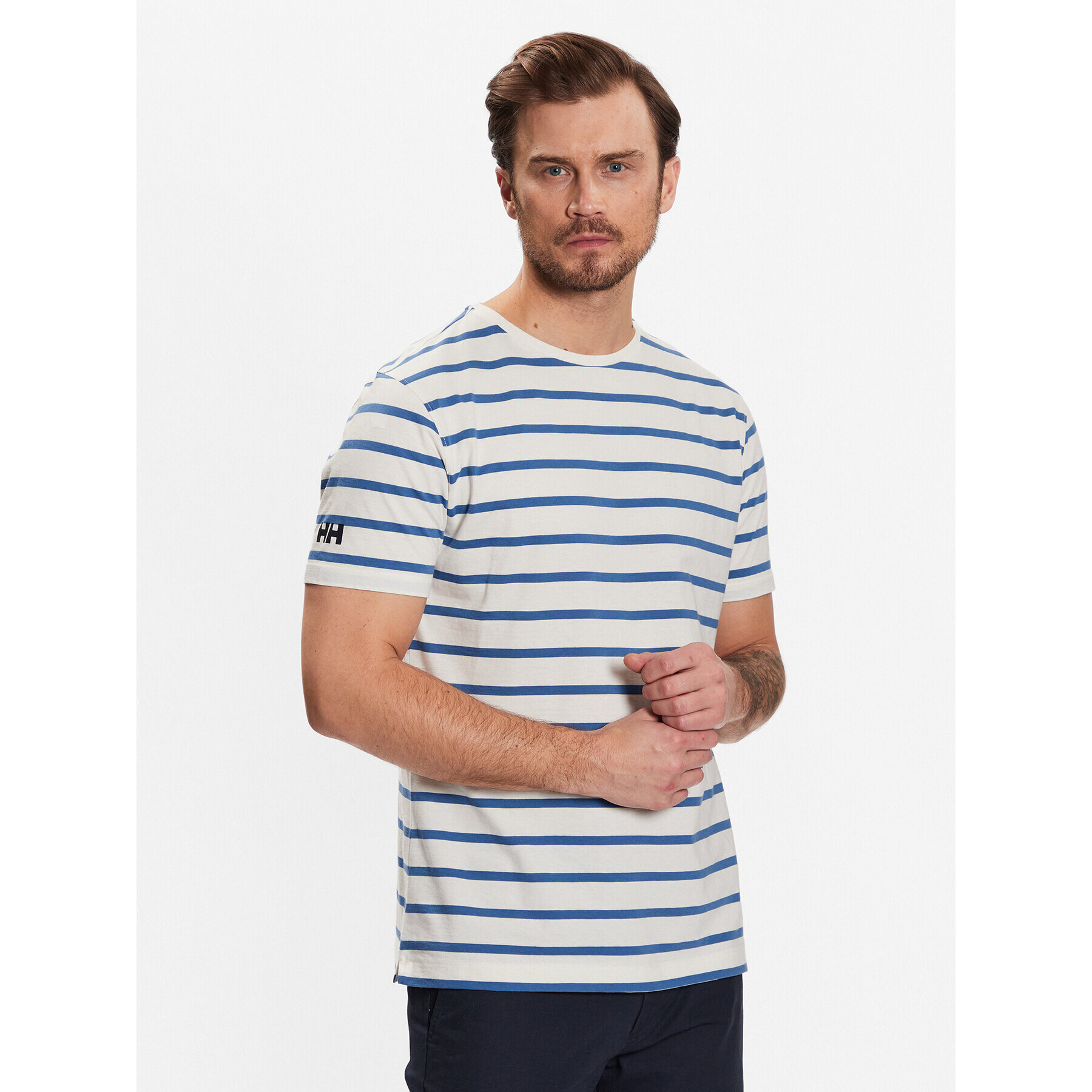 Helly Hansen Tricou Newport 34303 Alb Regular Fit - Pled.ro