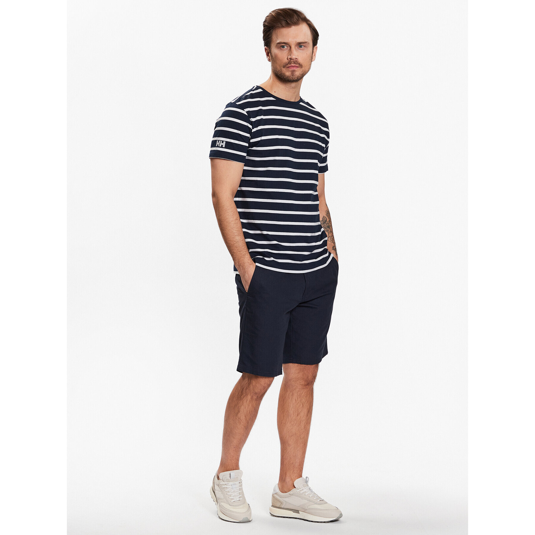 Helly Hansen Tricou Newport 34303 Bleumarin Regular Fit - Pled.ro