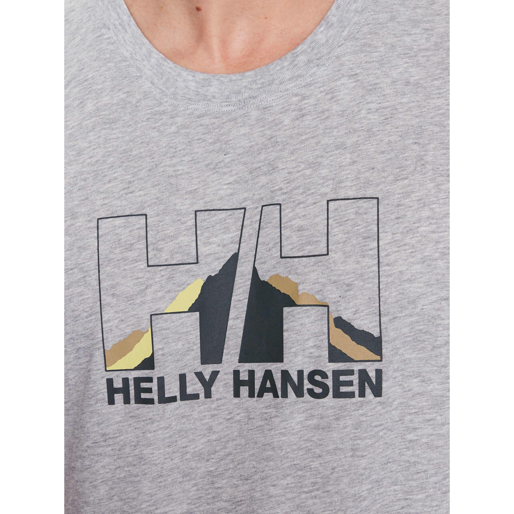 Helly Hansen Tricou Nord Graphic 62978 Gri Regular Fit - Pled.ro