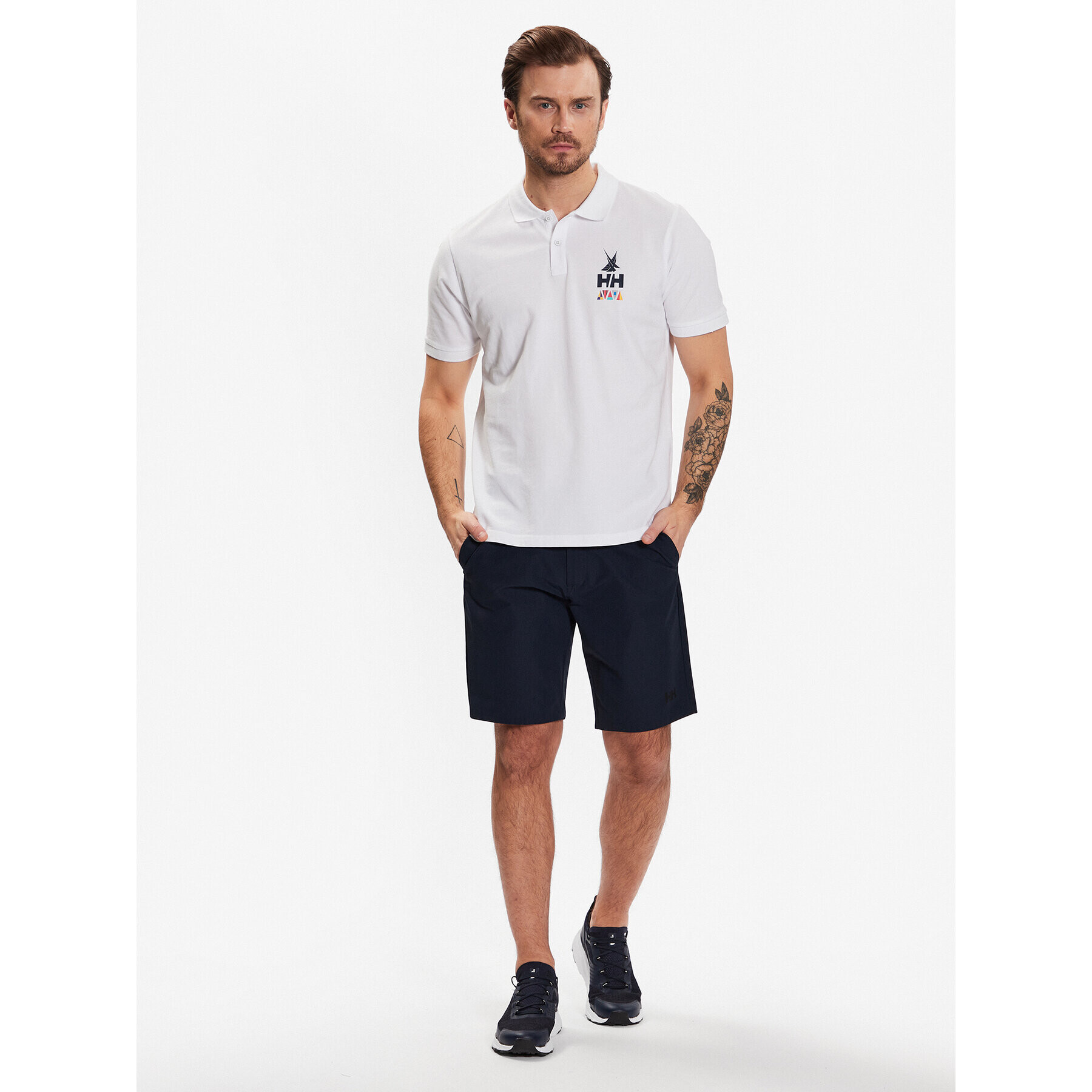 Helly Hansen Tricou polo Koster 34299 Alb Regular Fit - Pled.ro