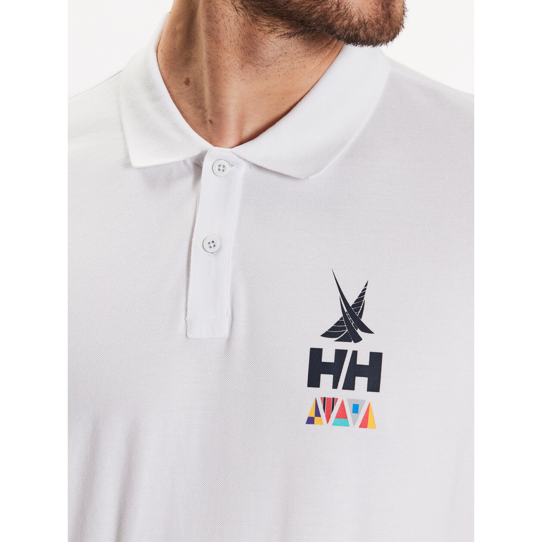 Helly Hansen Tricou polo Koster 34299 Alb Regular Fit - Pled.ro