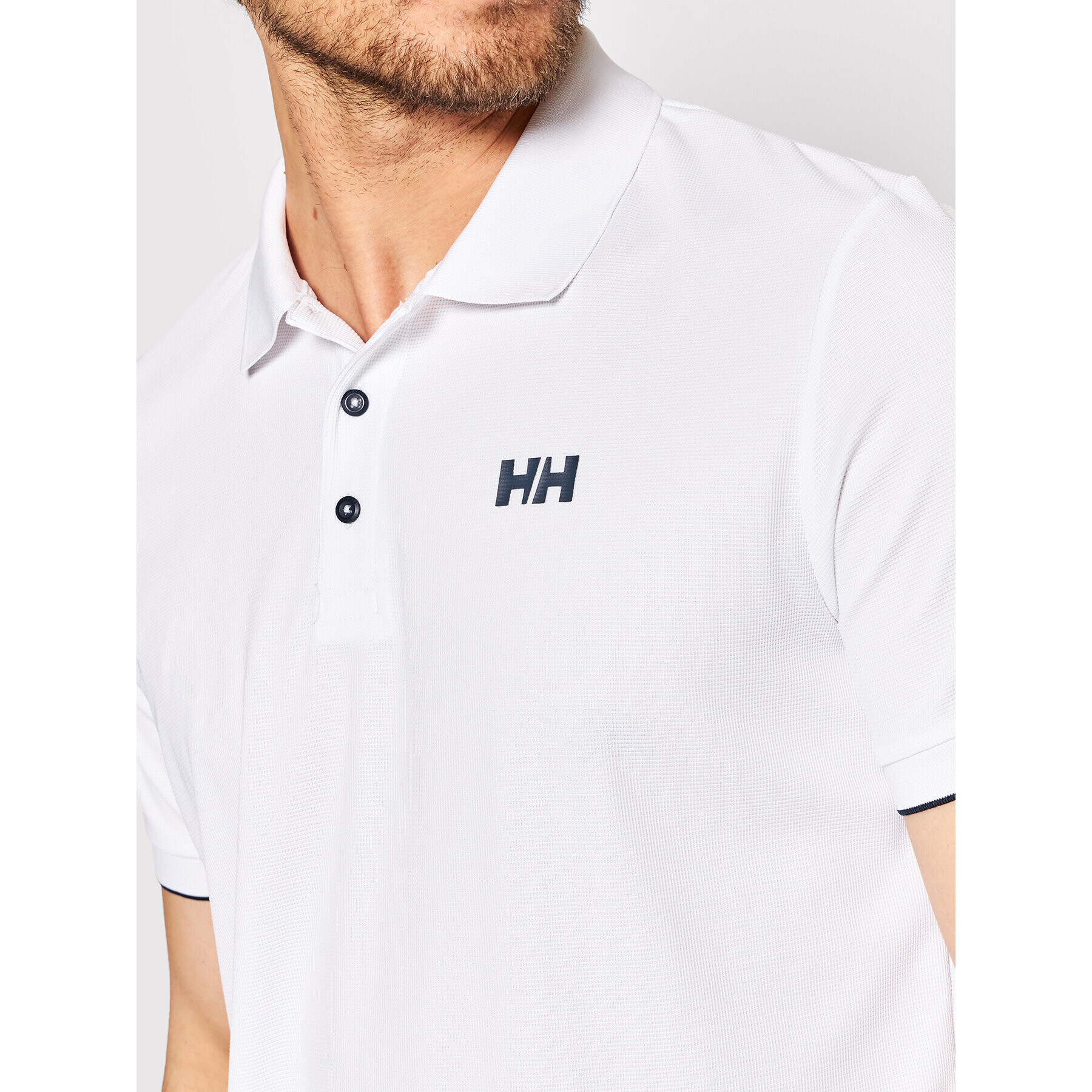 Helly Hansen Tricou polo Ocean 34207 Alb Regular Fit - Pled.ro