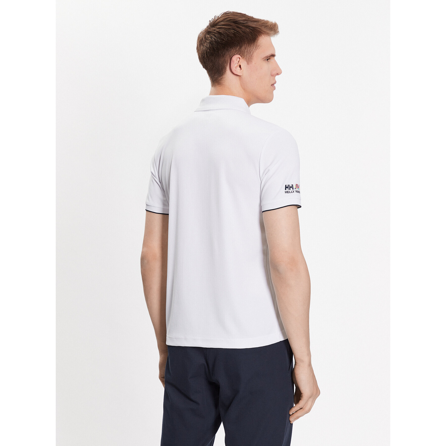 Helly Hansen Tricou polo Ocean 34207 Alb Regular Fit - Pled.ro