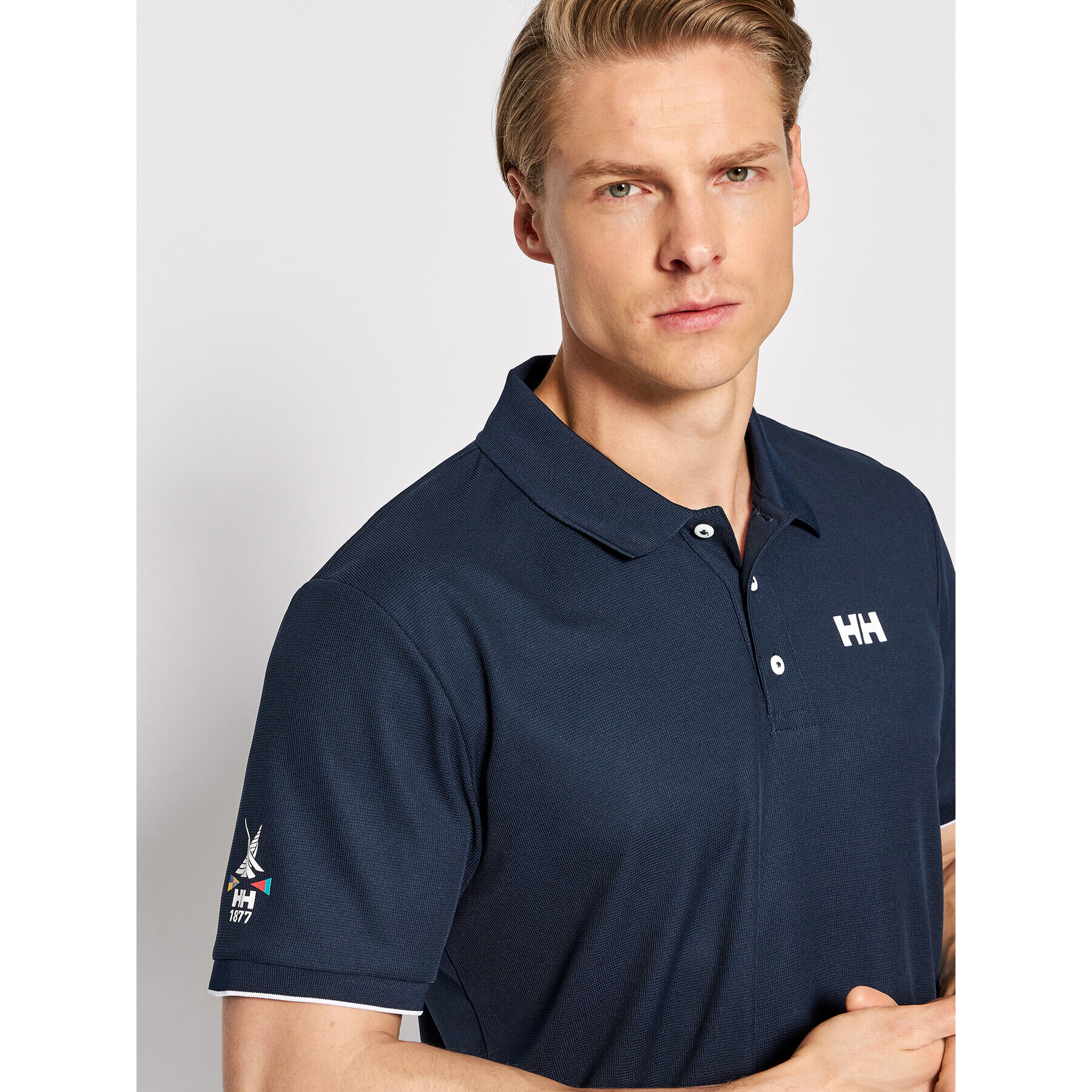 Helly Hansen Tricou polo Ocean 34207 Bleumarin Regular Fit - Pled.ro