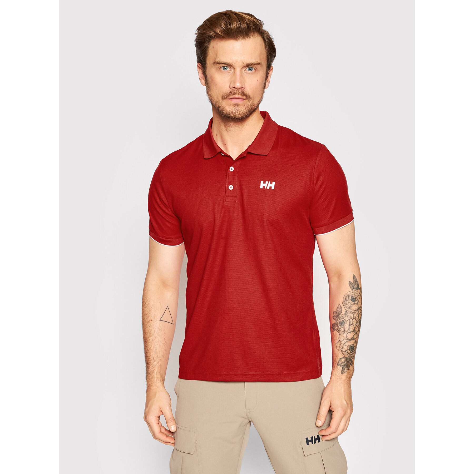 Helly Hansen Tricou polo Ocean 34207 Roșu Regular Fit - Pled.ro