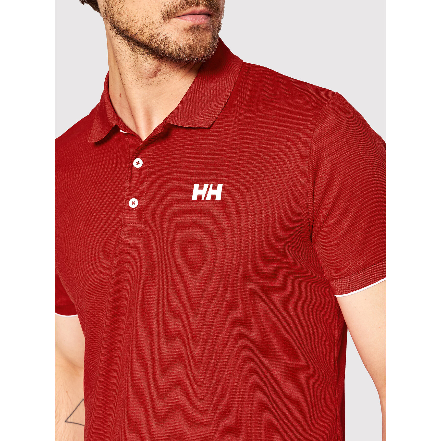 Helly Hansen Tricou polo Ocean 34207 Roșu Regular Fit - Pled.ro