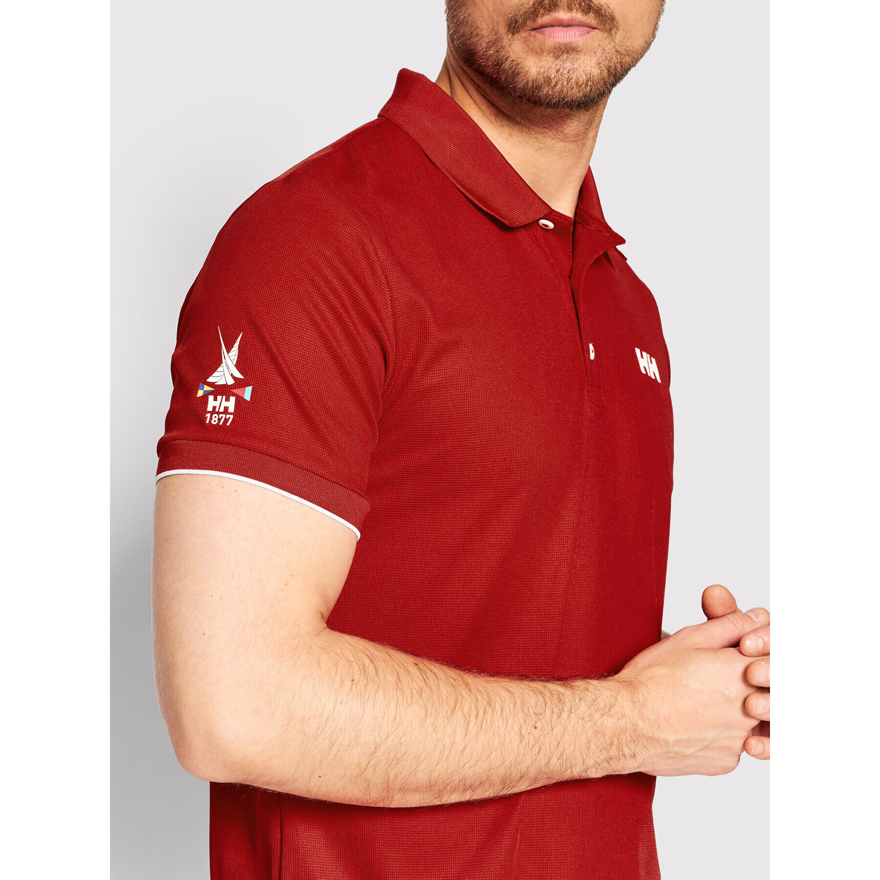 Helly Hansen Tricou polo Ocean 34207 Roșu Regular Fit - Pled.ro