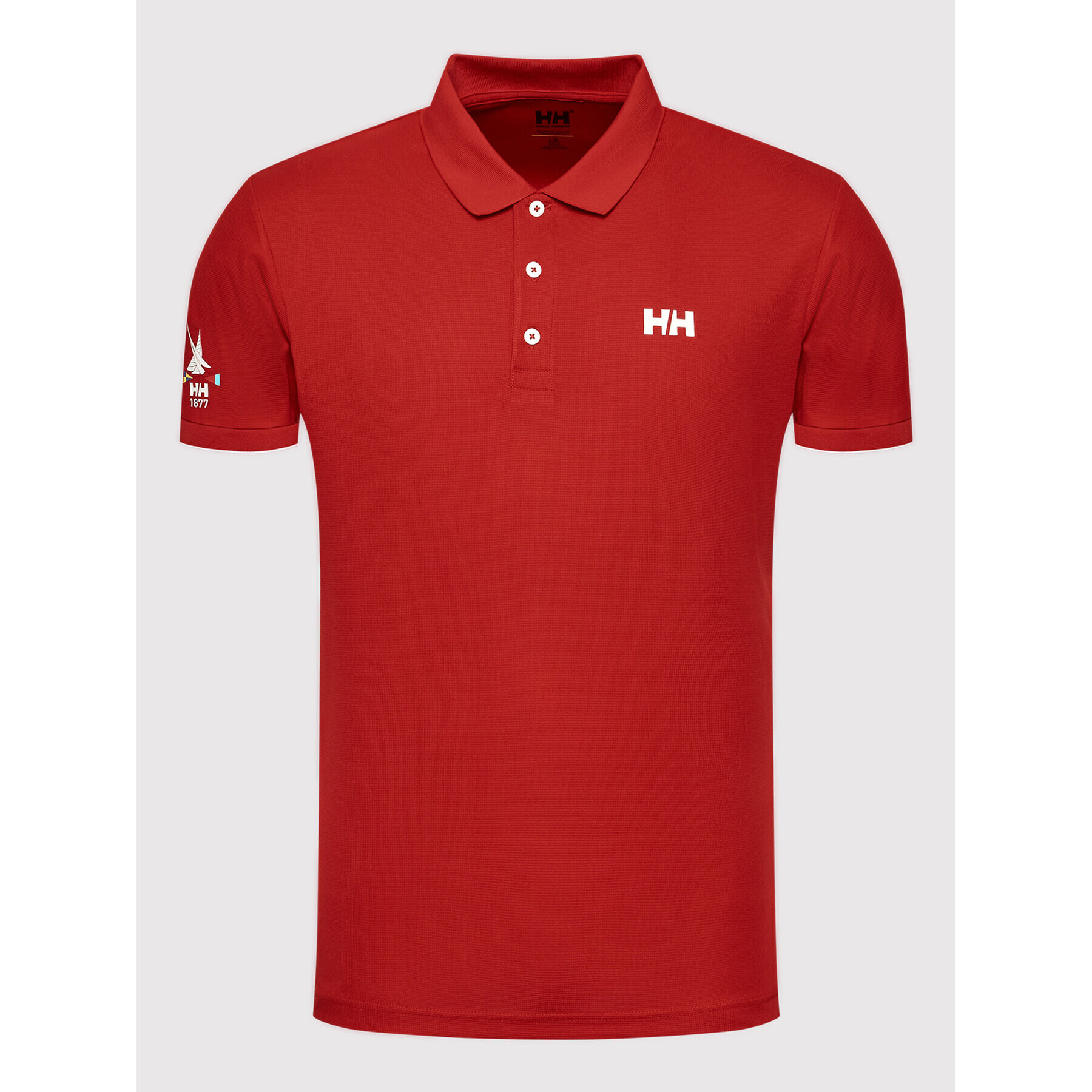 Helly Hansen Tricou polo Ocean 34207 Roșu Regular Fit - Pled.ro