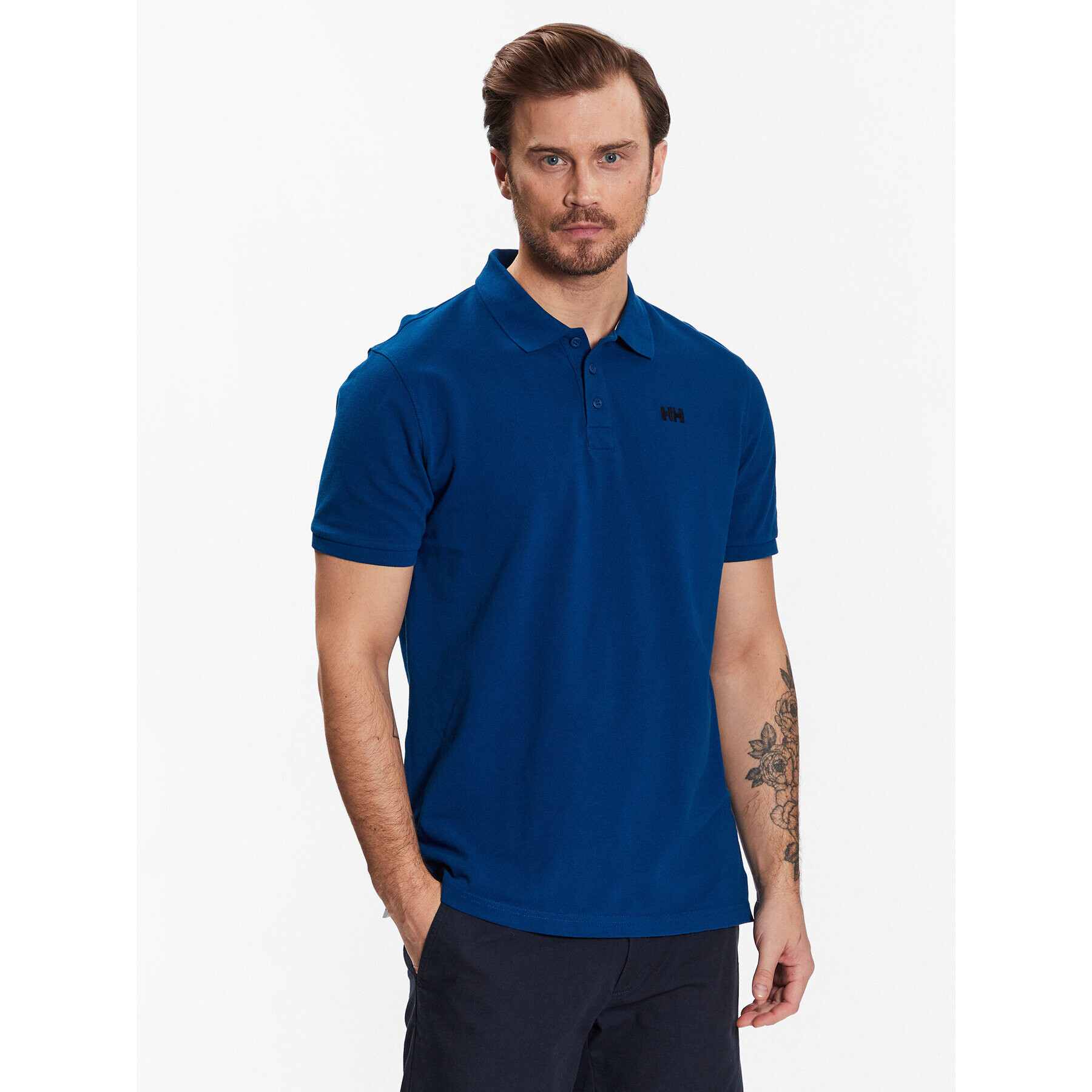 Helly Hansen Tricou polo Transat 33980 Albastru Regular Fit - Pled.ro