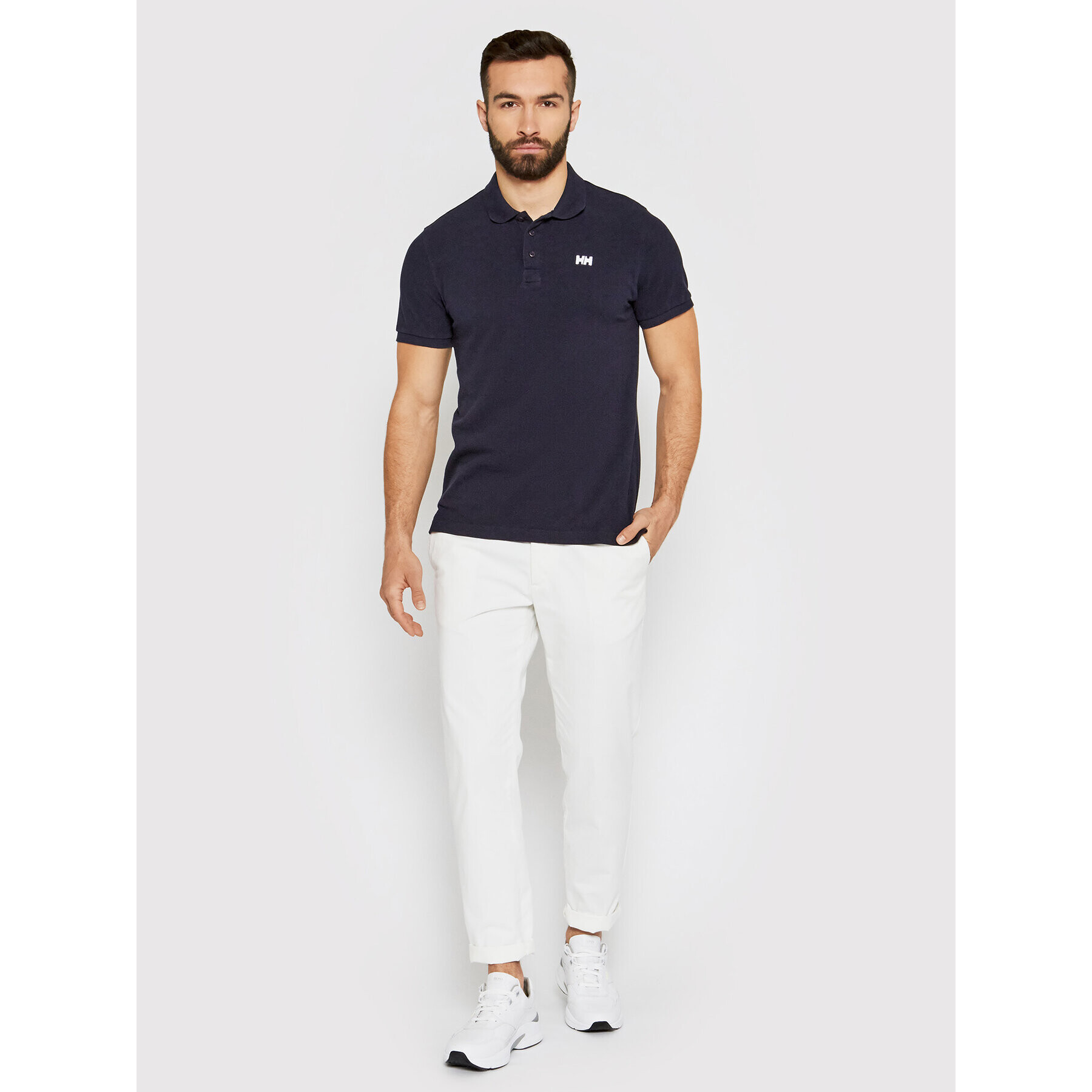 Helly Hansen Tricou polo Transat 33980 Bleumarin Regular Fit - Pled.ro