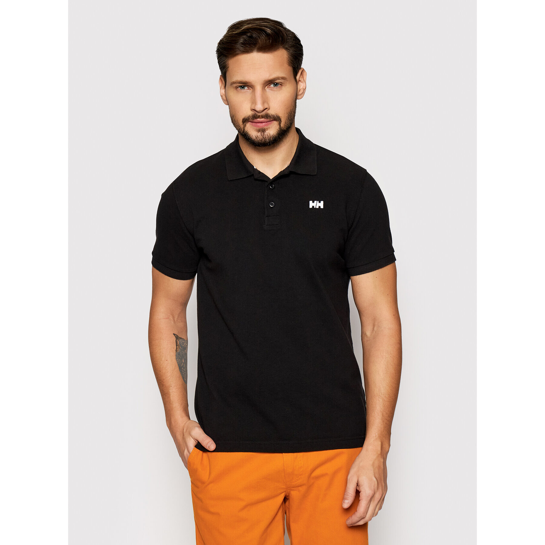 Helly Hansen Tricou polo Transat 33980 Negru Regular Fit - Pled.ro