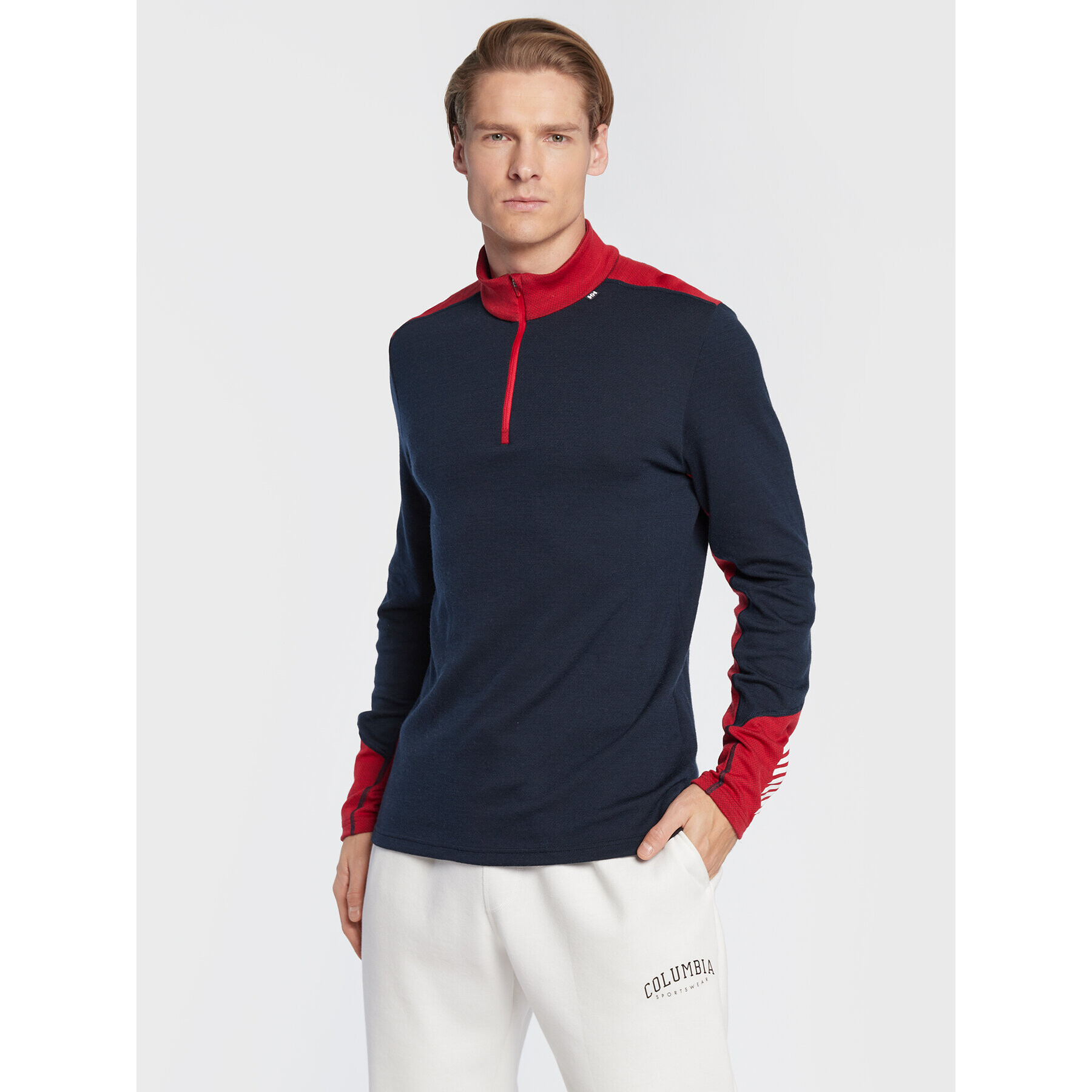 Helly Hansen Tricou tehnic Lifa Merino 49363 Bleumarin Regular Fit - Pled.ro