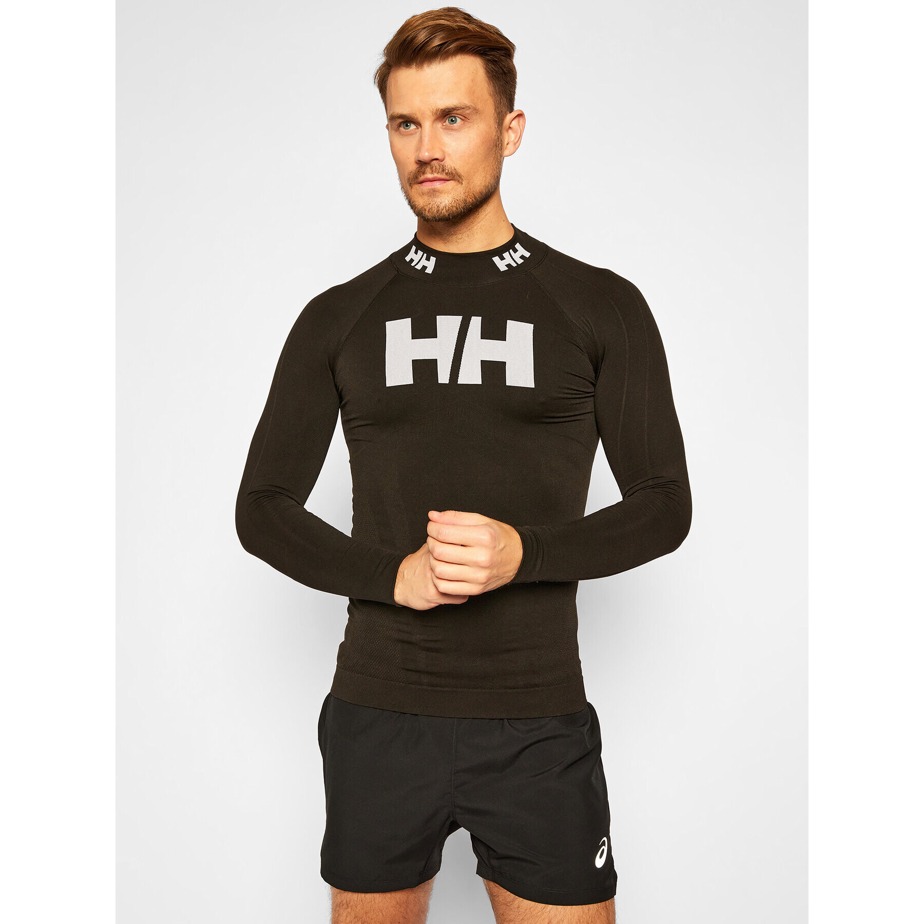 Helly Hansen Tricou tehnic Lifa Seamless Racing Top 49341 Negru Fitted Fit - Pled.ro