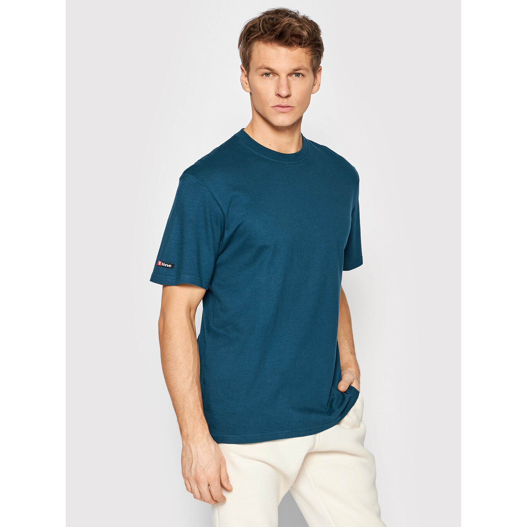 Henderson Tricou T-Line 19407 Albastru Regular Fit - Pled.ro