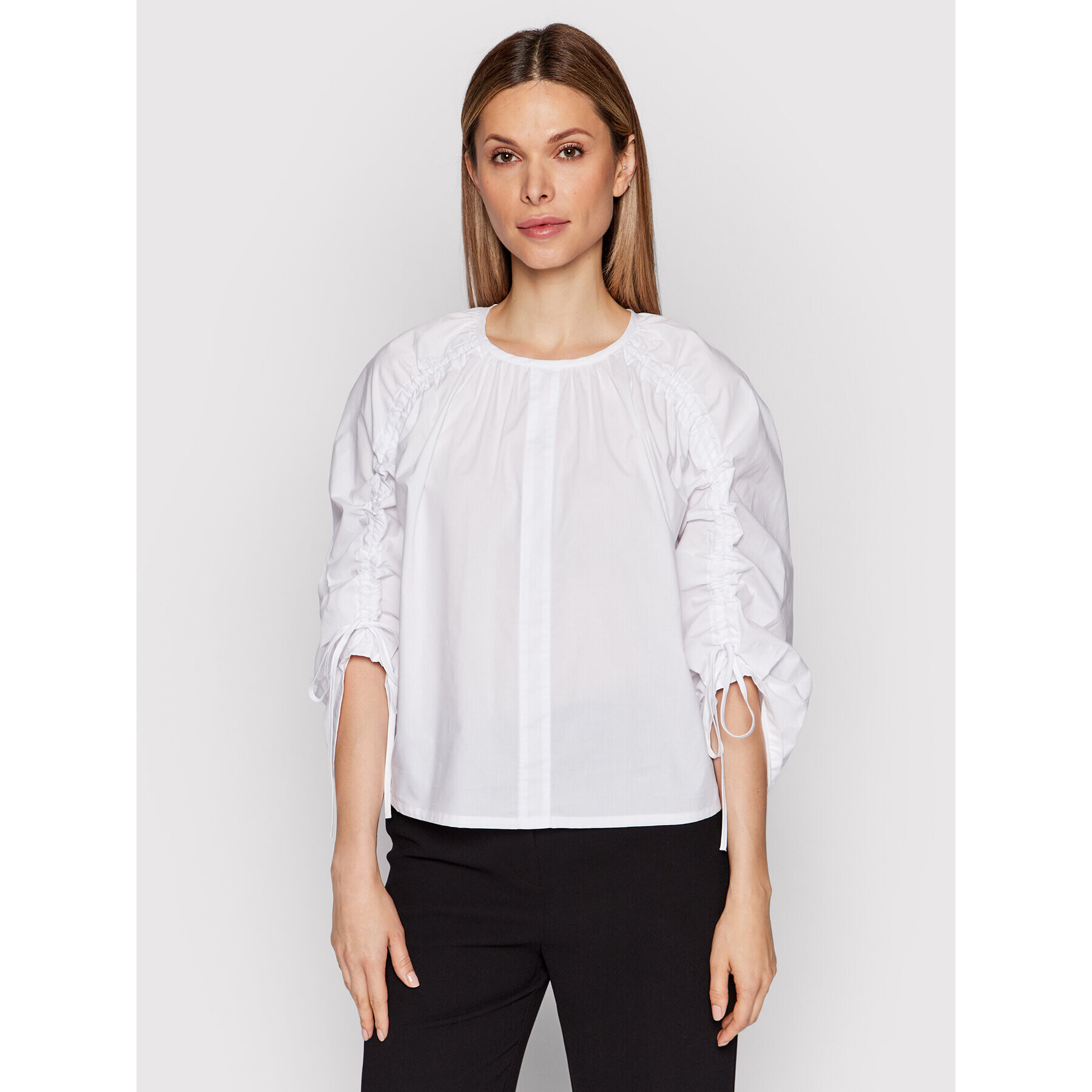 Herskind Cămașă Pandora 4412610 Alb Relaxed Fit - Pled.ro