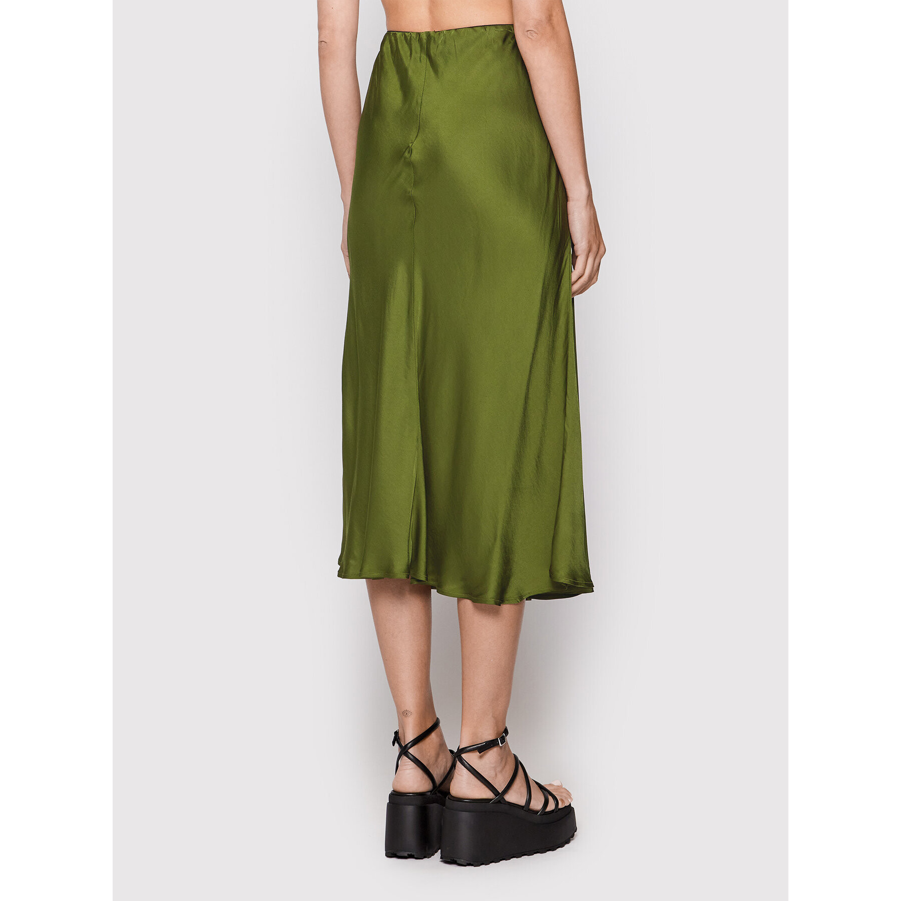 Herskind Fustă midi Tween 4434370 Verde Relaxed Fit - Pled.ro