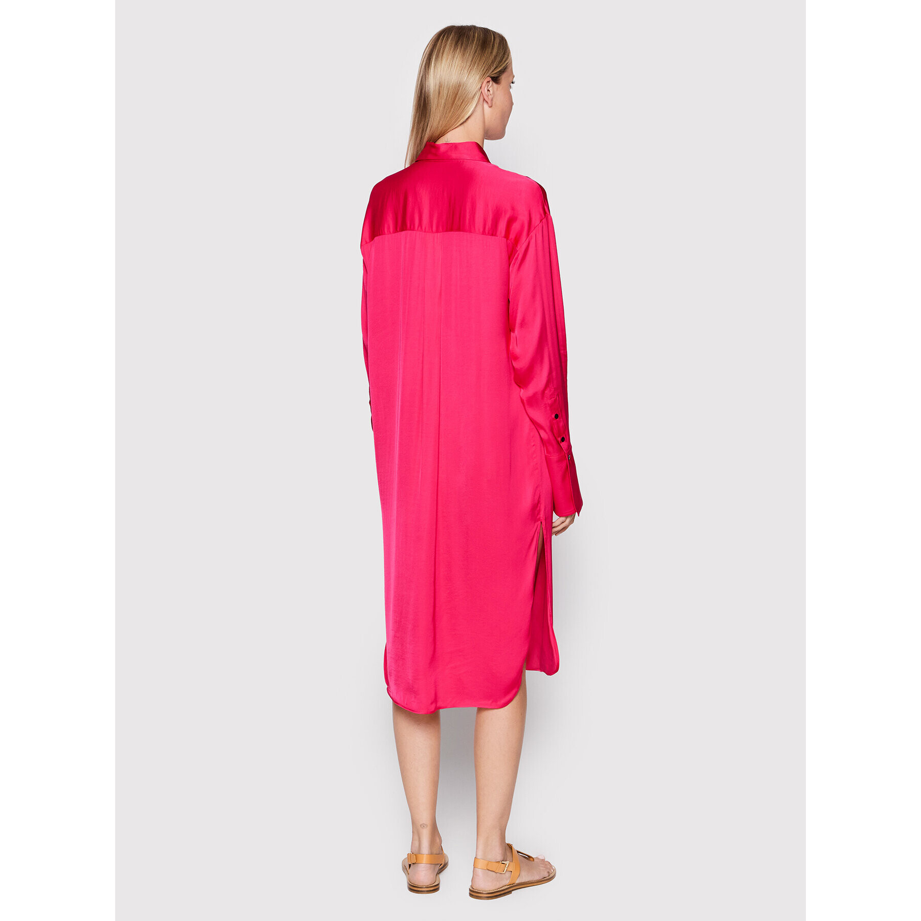 Herskind Rochie tip cămașă Barba 4422370 Roz Oversize - Pled.ro